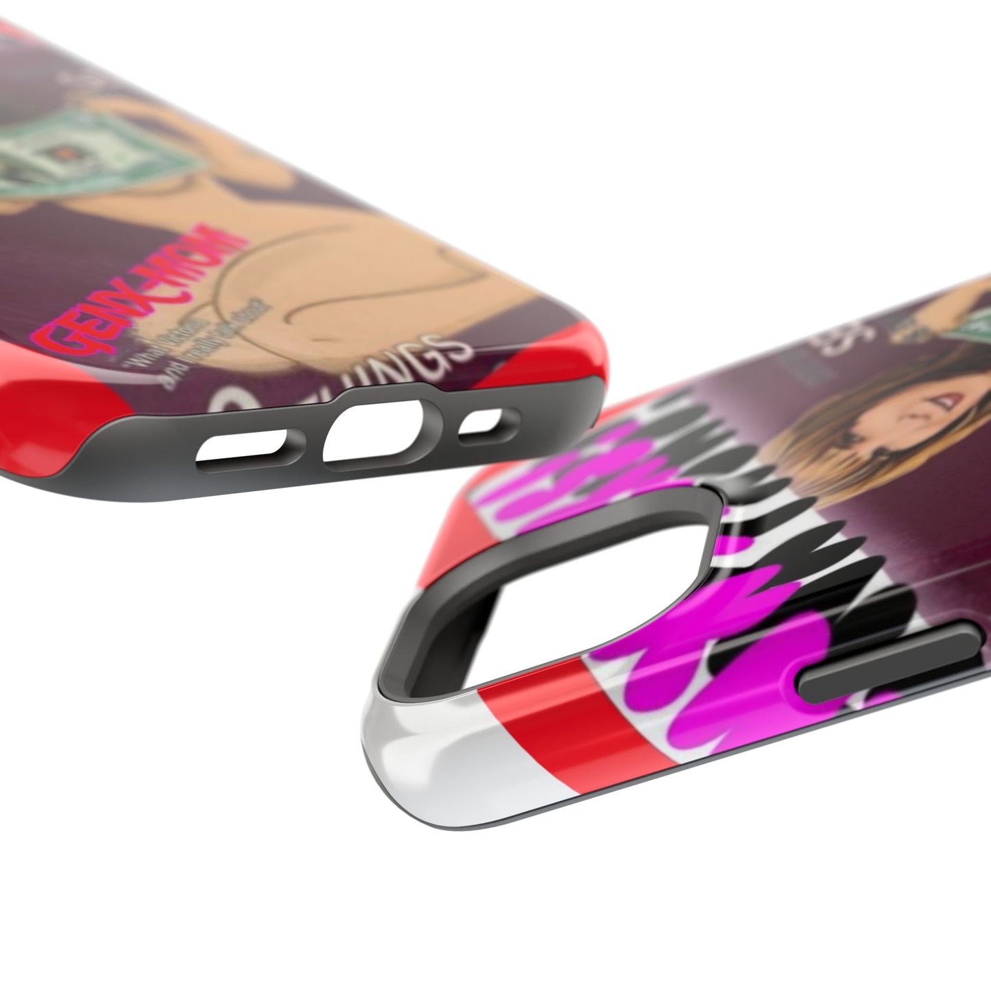 Gen X Mom-Impact-Resistant Phone Case - Retro Humor & Nostalgia