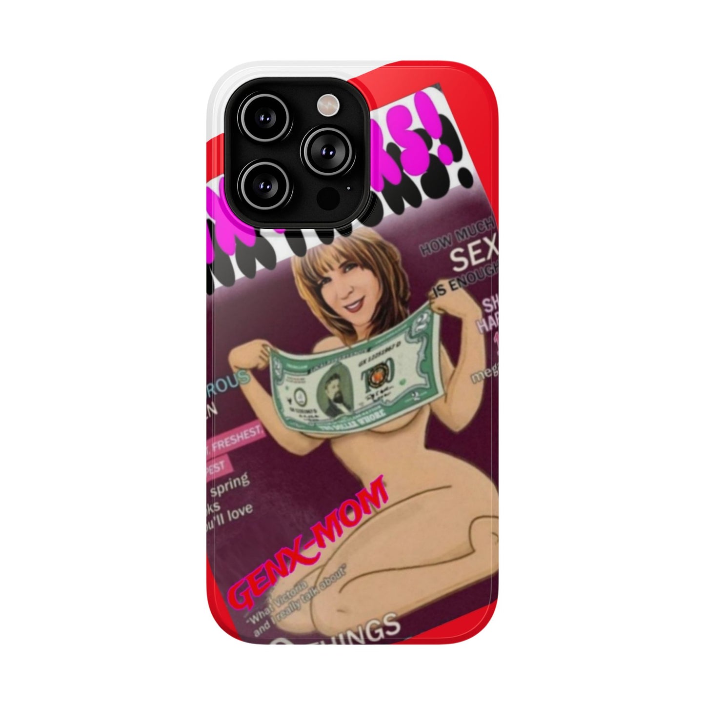 Gen X Mom-Impact-Resistant Phone Case - Retro Humor & Nostalgia