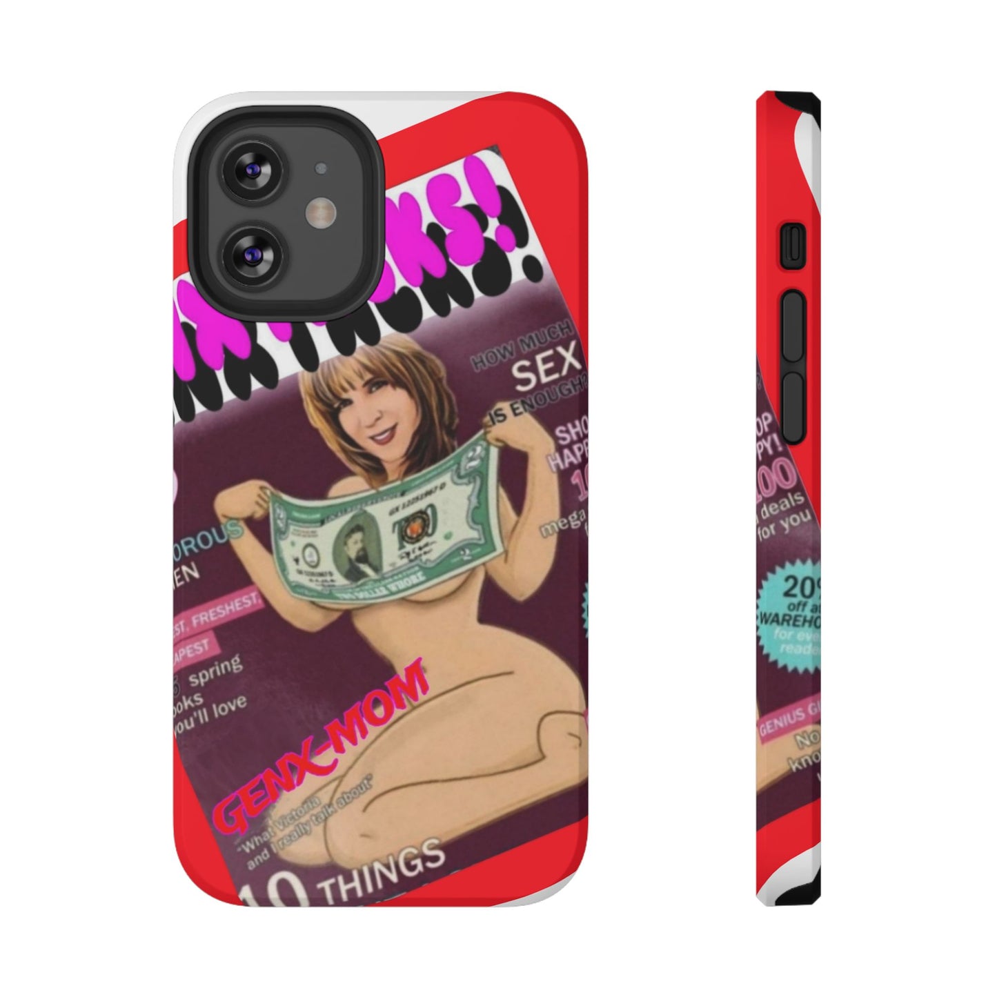 Gen X Mom-Impact-Resistant Phone Case - Retro Humor & Nostalgia