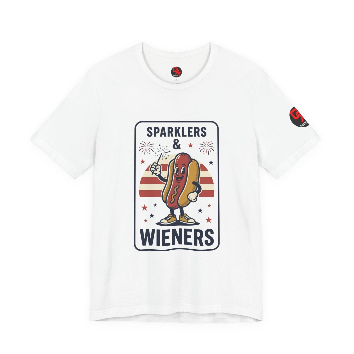 Sparklers & Wieners Hot Dog Tee