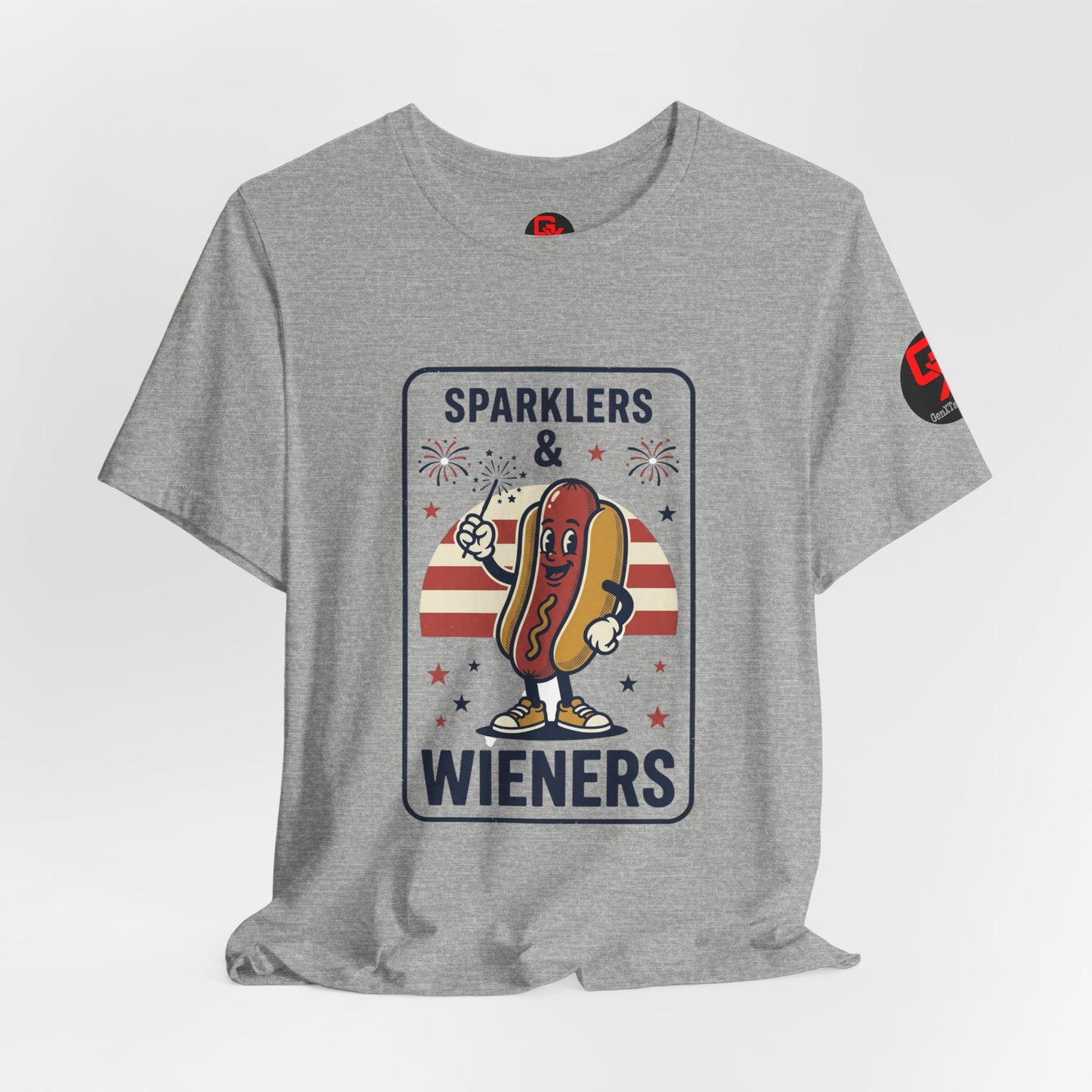 Sparklers & Wieners Hot Dog Tee