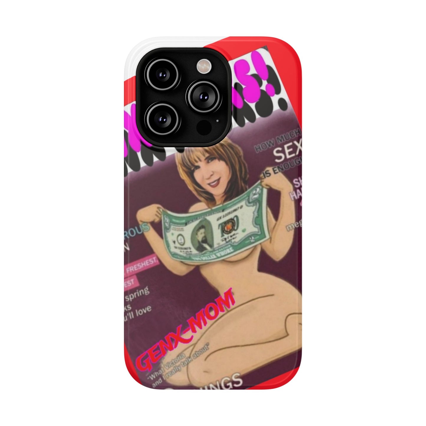 Gen X Mom-Impact-Resistant Phone Case - Retro Humor & Nostalgia