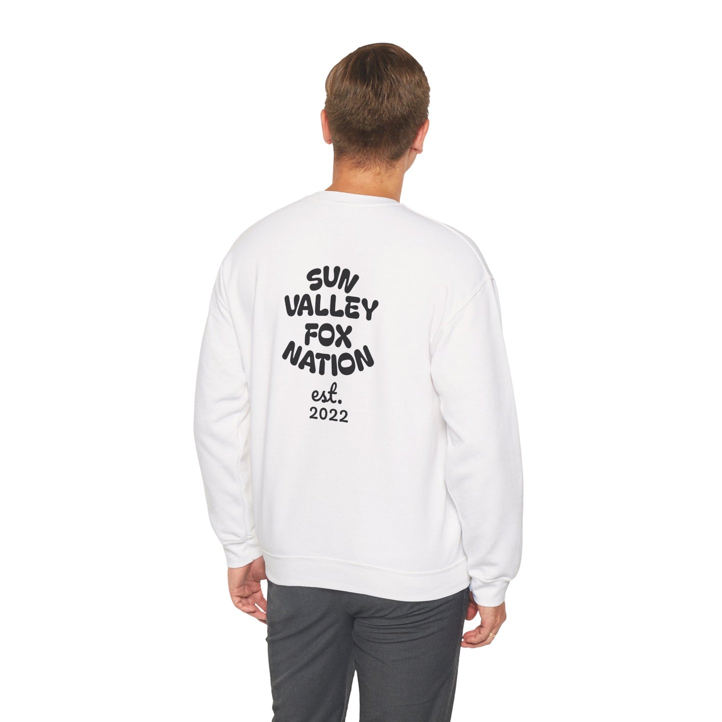 Sun Valley Fox Nation Crewneck Sweatshirt | Unisex Sweatshirt for Casual Wear