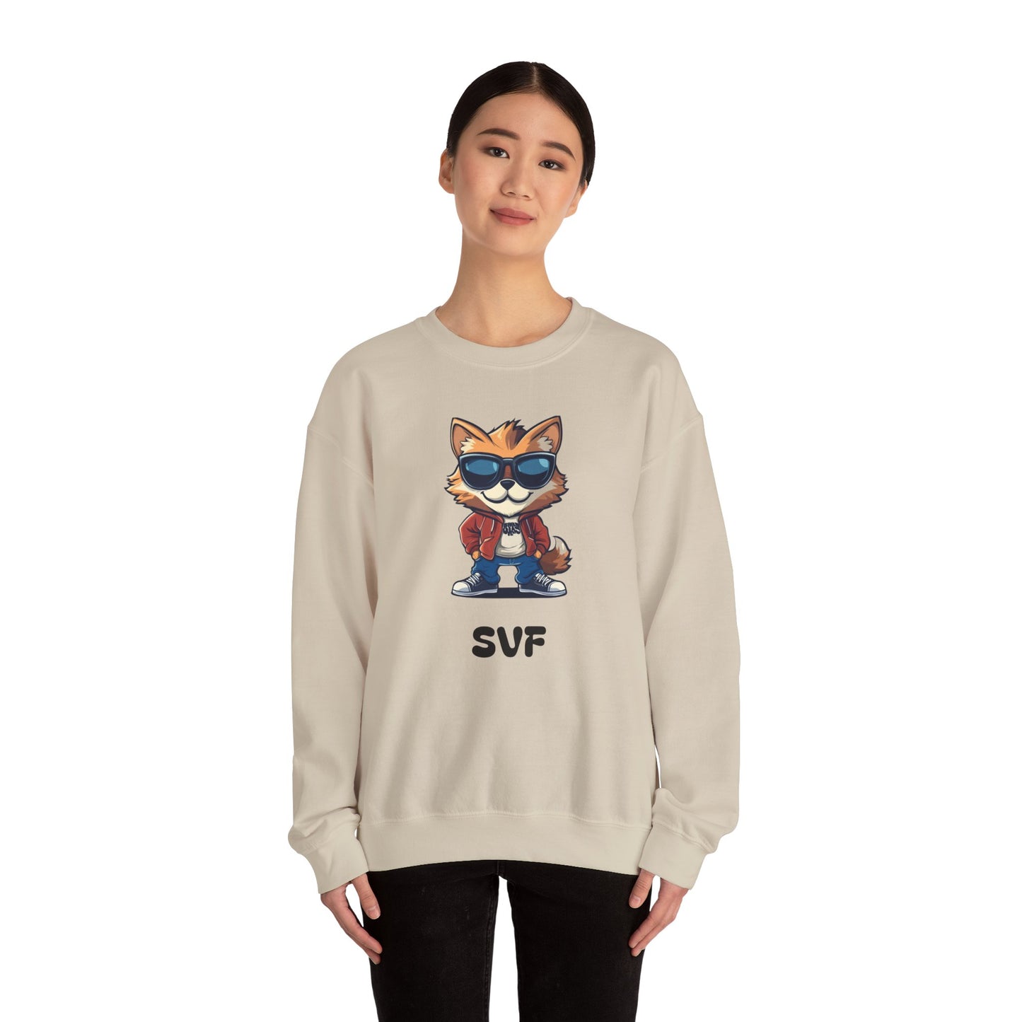 Sun Valley Fox Nation Crewneck Sweatshirt | Unisex Sweatshirt for Casual Wear