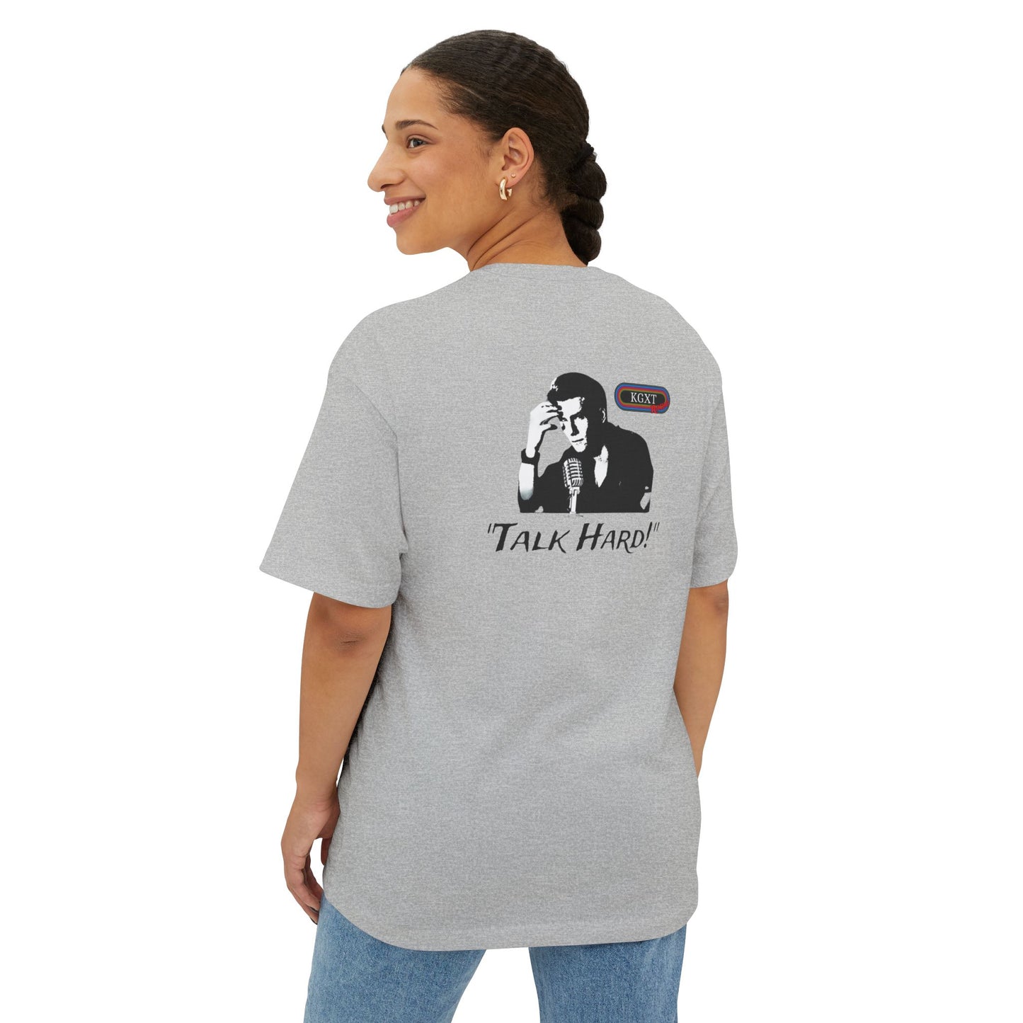 'Talk Hard!' Graphic - T-Shirt for Casual Style