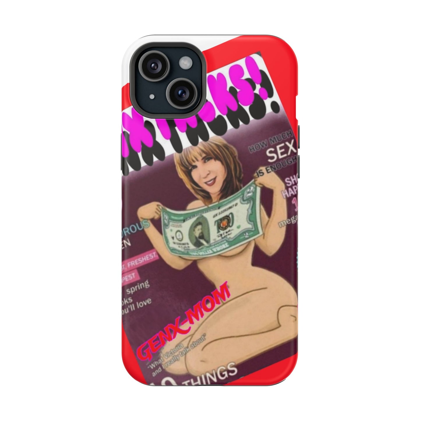 Gen X Mom-Impact-Resistant Phone Case - Retro Humor & Nostalgia