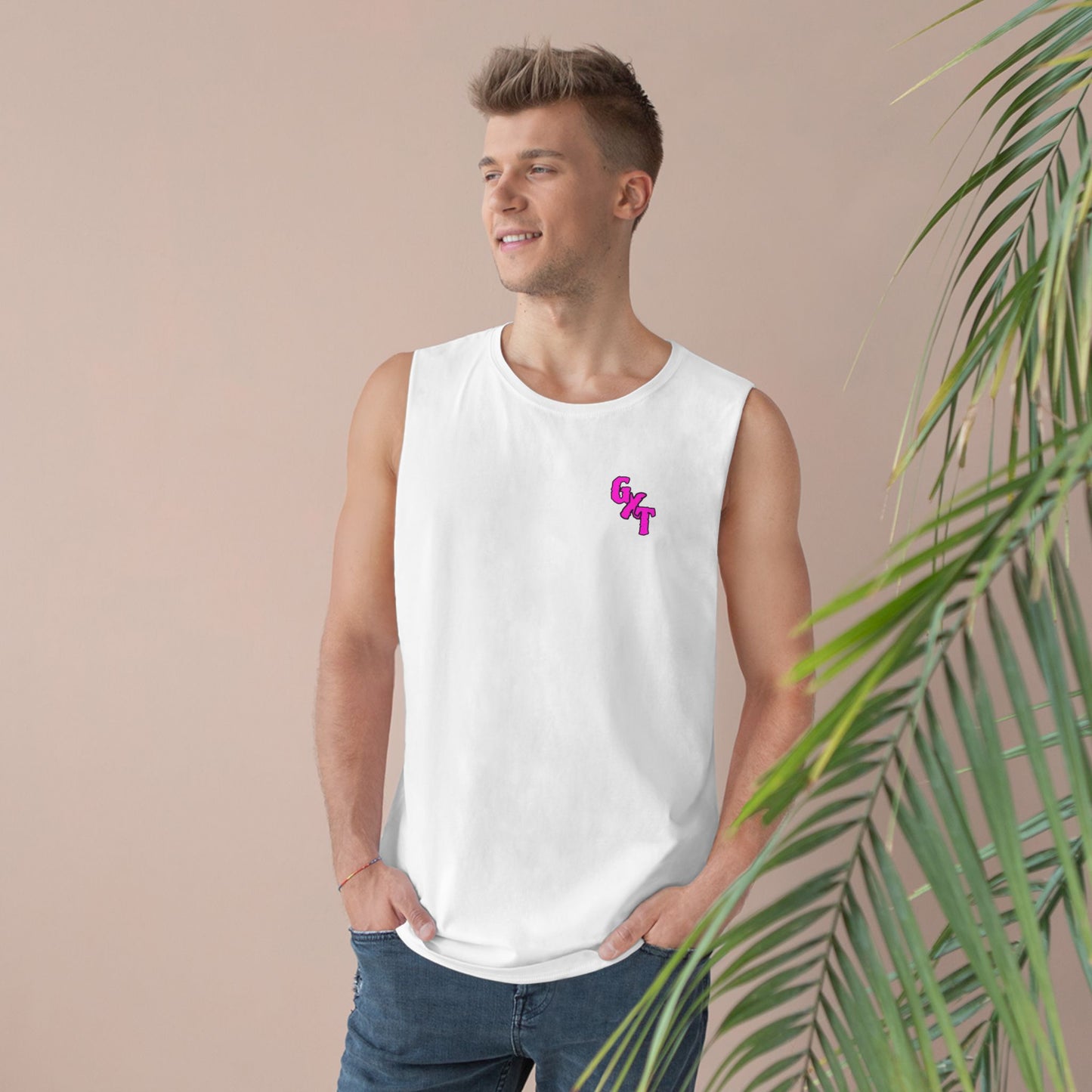 GXT-Pink-- Casual Summer Top with Playful Design