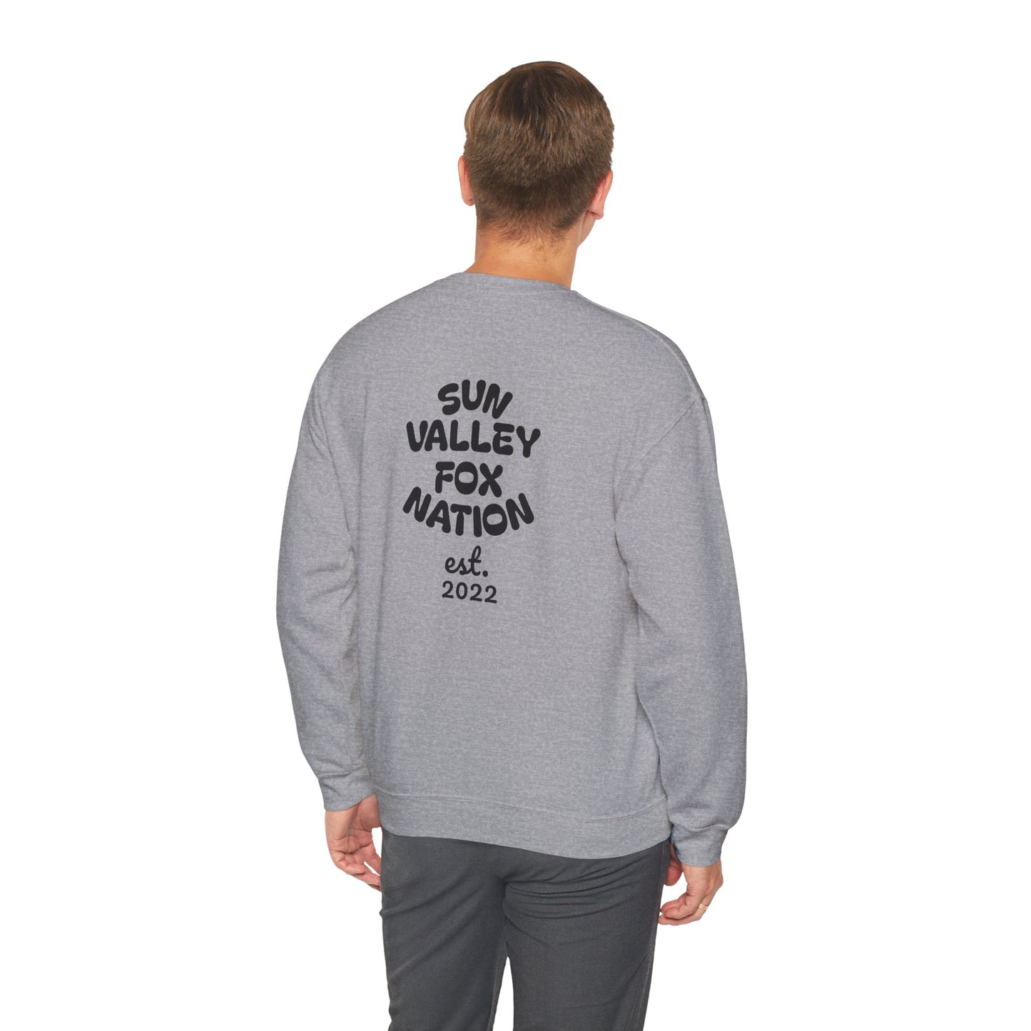 Sun Valley Fox Nation Crewneck Sweatshirt | Unisex Sweatshirt for Casual Wear