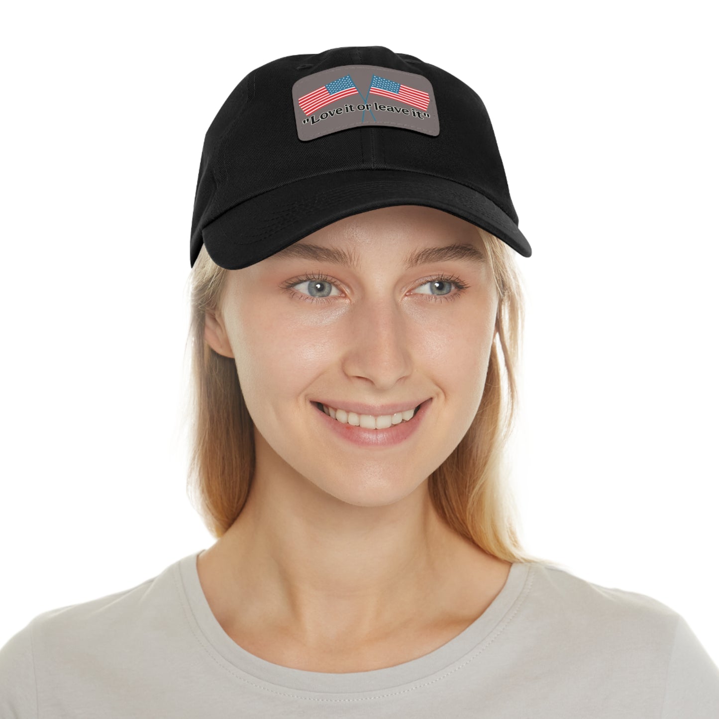 "Love it or leave it" Cap with patch