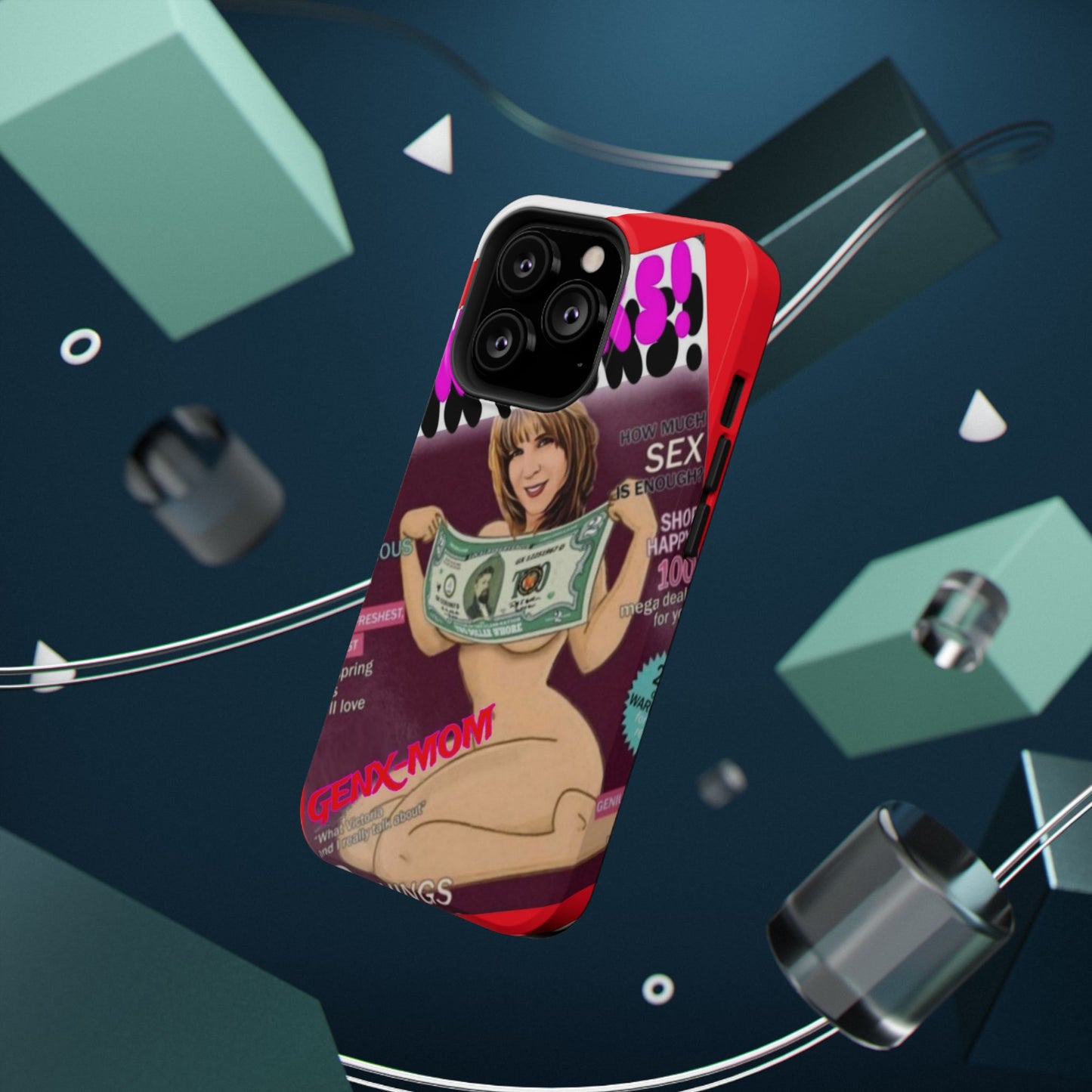 Gen X Mom-Impact-Resistant Phone Case - Retro Humor & Nostalgia