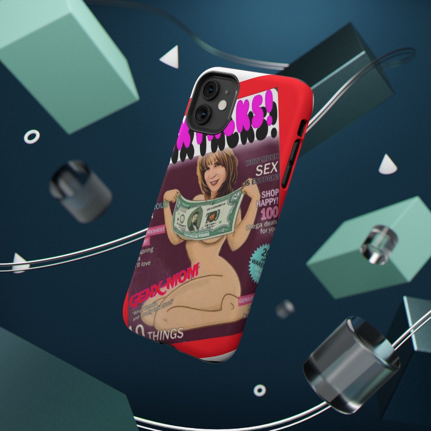 Gen X Mom-Impact-Resistant Phone Case - Retro Humor & Nostalgia