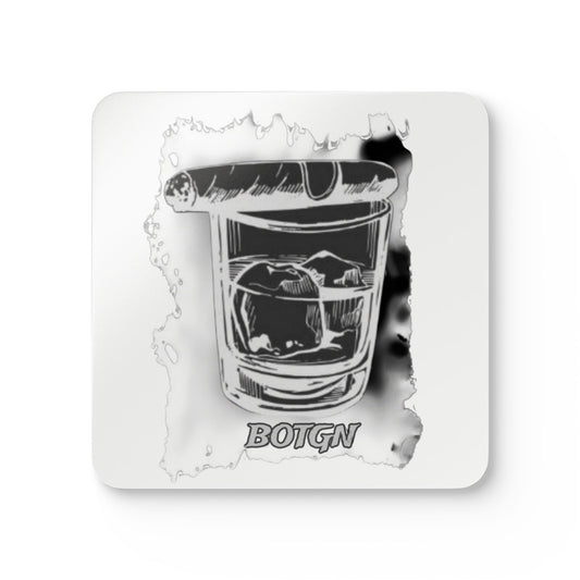 BOTGN Cigar Whiskey-Corkwood Coaster Set