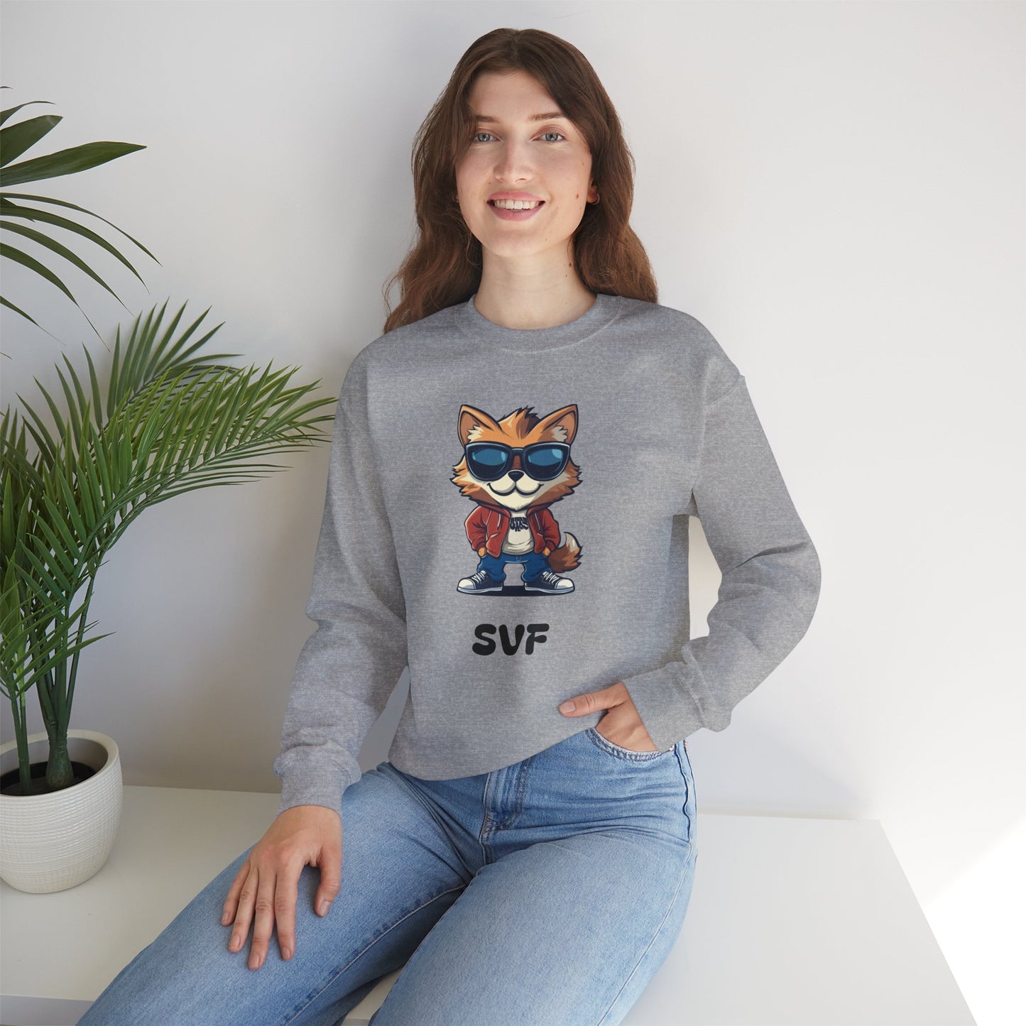Sun Valley Fox Nation Crewneck Sweatshirt | Unisex Sweatshirt for Casual Wear