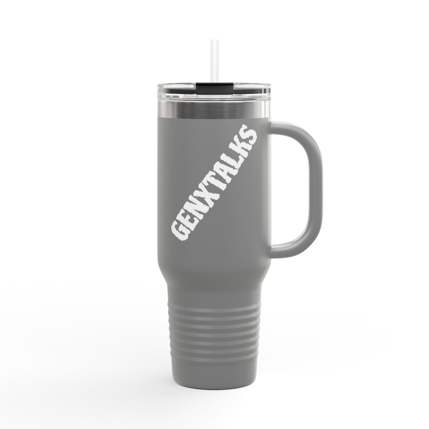 GENXTALK's Insulated Travel Mug - 40oz Red Auto Coffee Cup