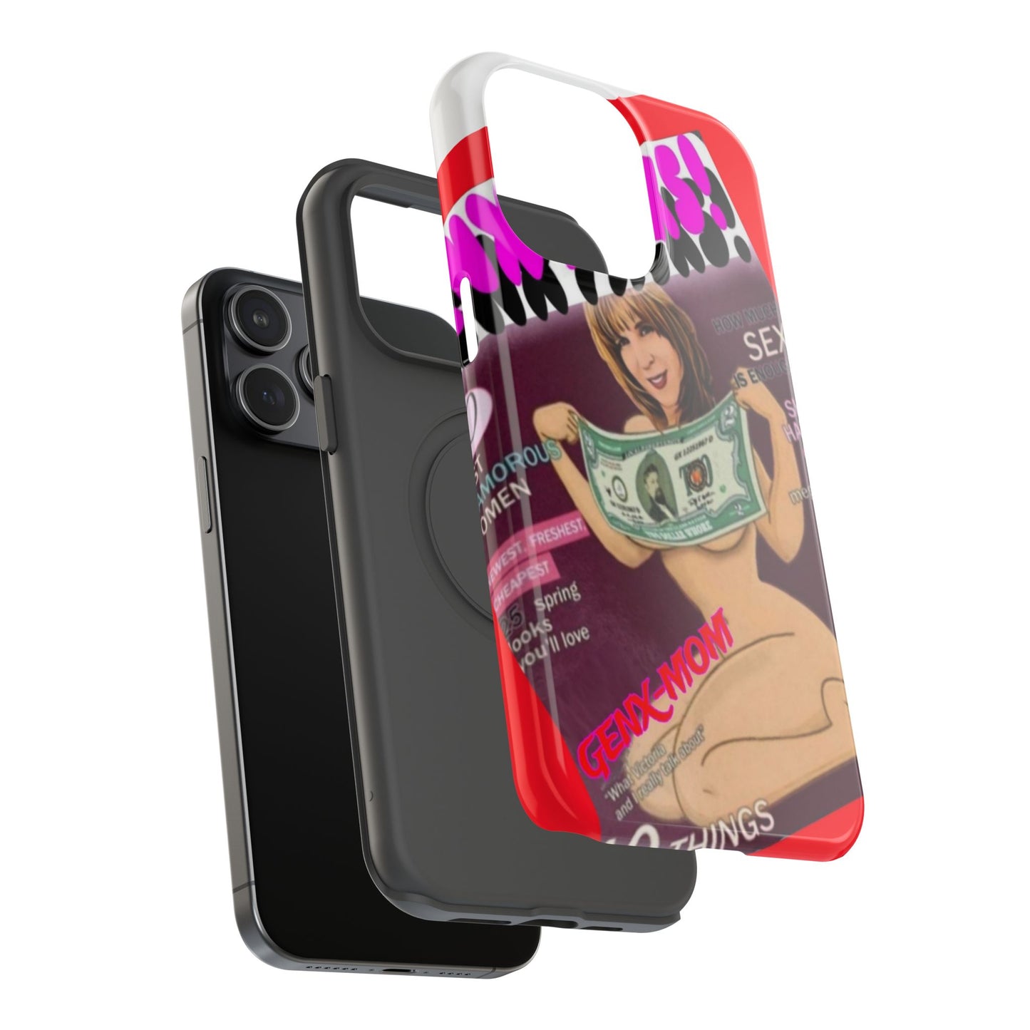 Gen X Mom-Impact-Resistant Phone Case - Retro Humor & Nostalgia