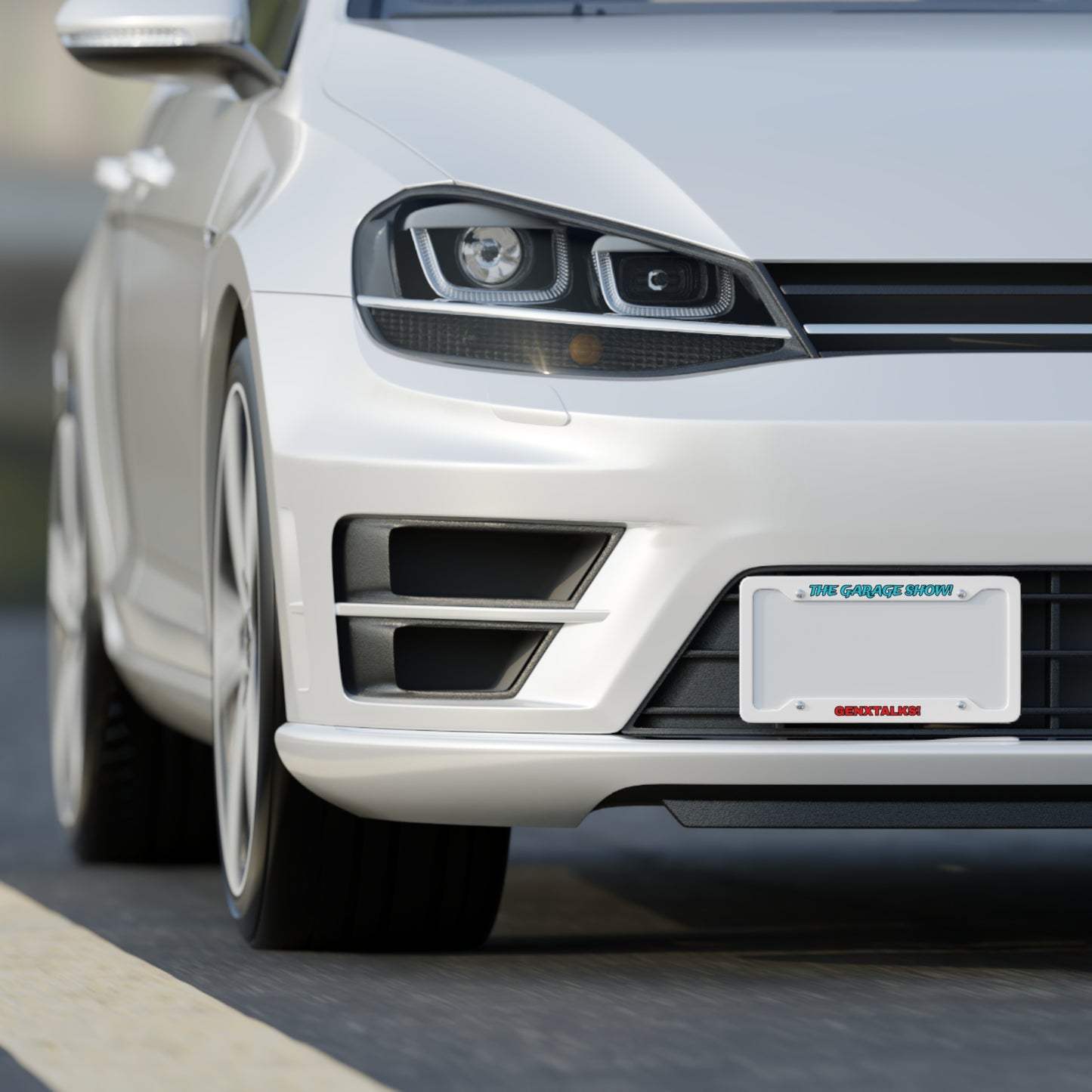 The Garage Show! License Plate Frame