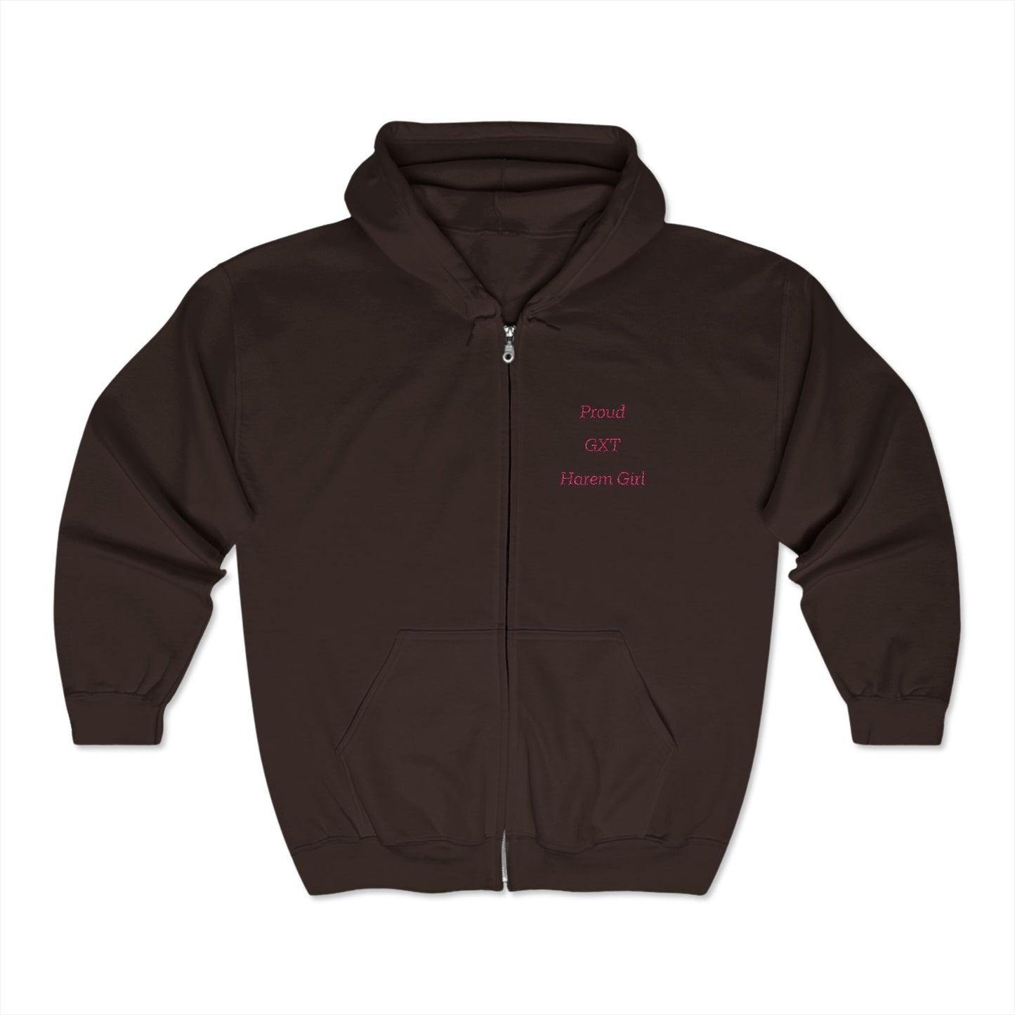"Proud Harem Girl" (embroidery)  Full Zip Hooded Sweatshirt