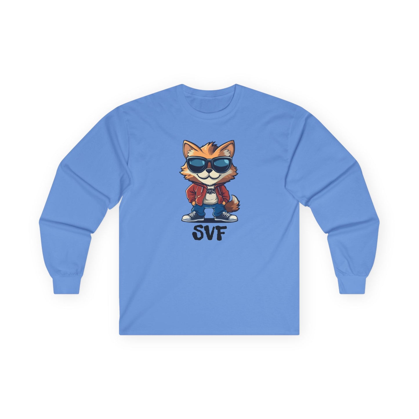 SUN VALLEY FOX Graphic Long Sleeve Tee, Retro Fox Shirt, Sun Valley Fox Nation, Cozy Everyday Wear
