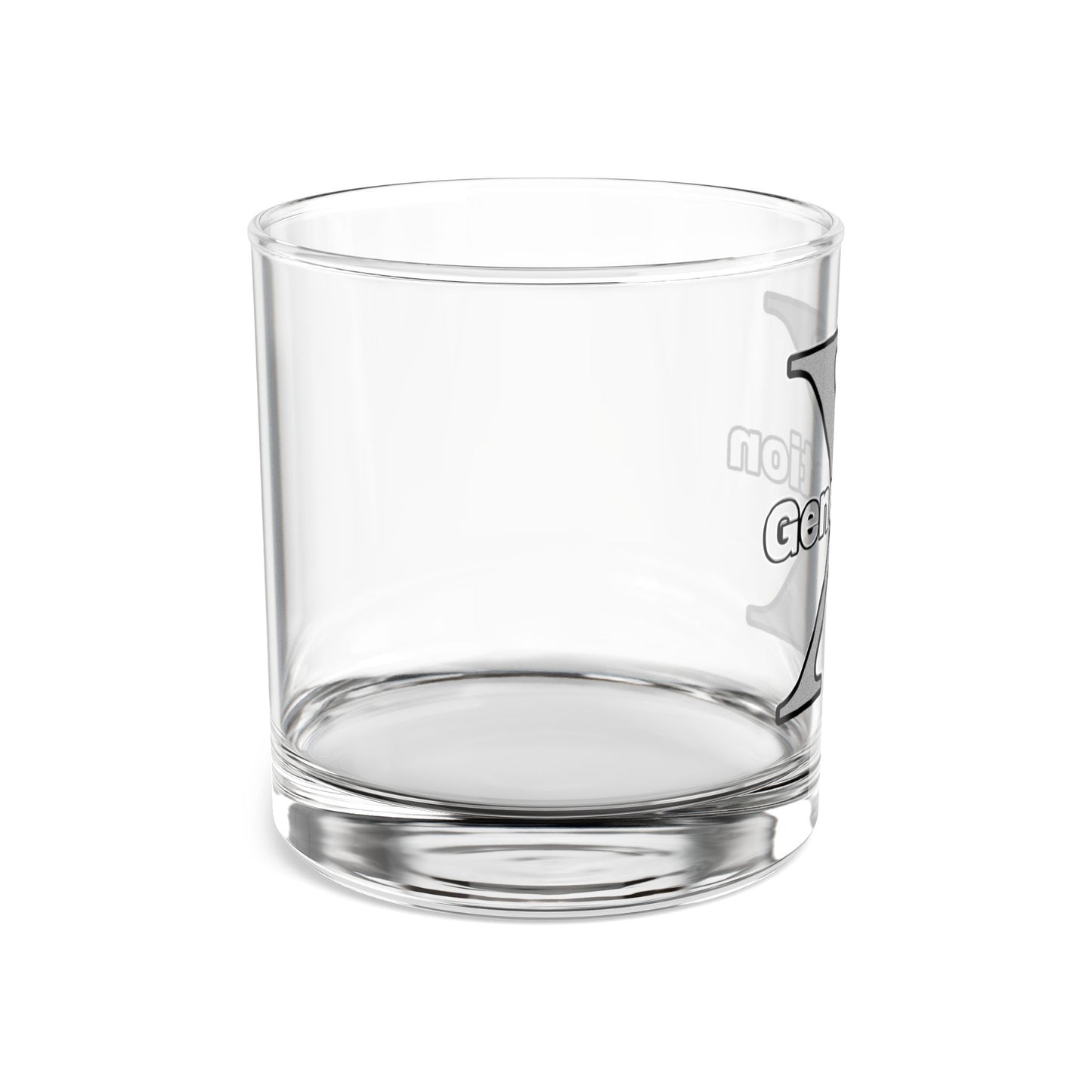 Generation X - Rocks Glass - 10oz | Vintage Style Drinkware for Millennials