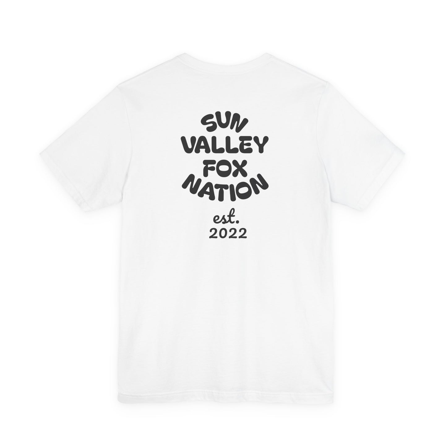 Cool Graphic Tee: Sun Valley Fox Nation, Fun Casual Wear,  Unique T-Shirt