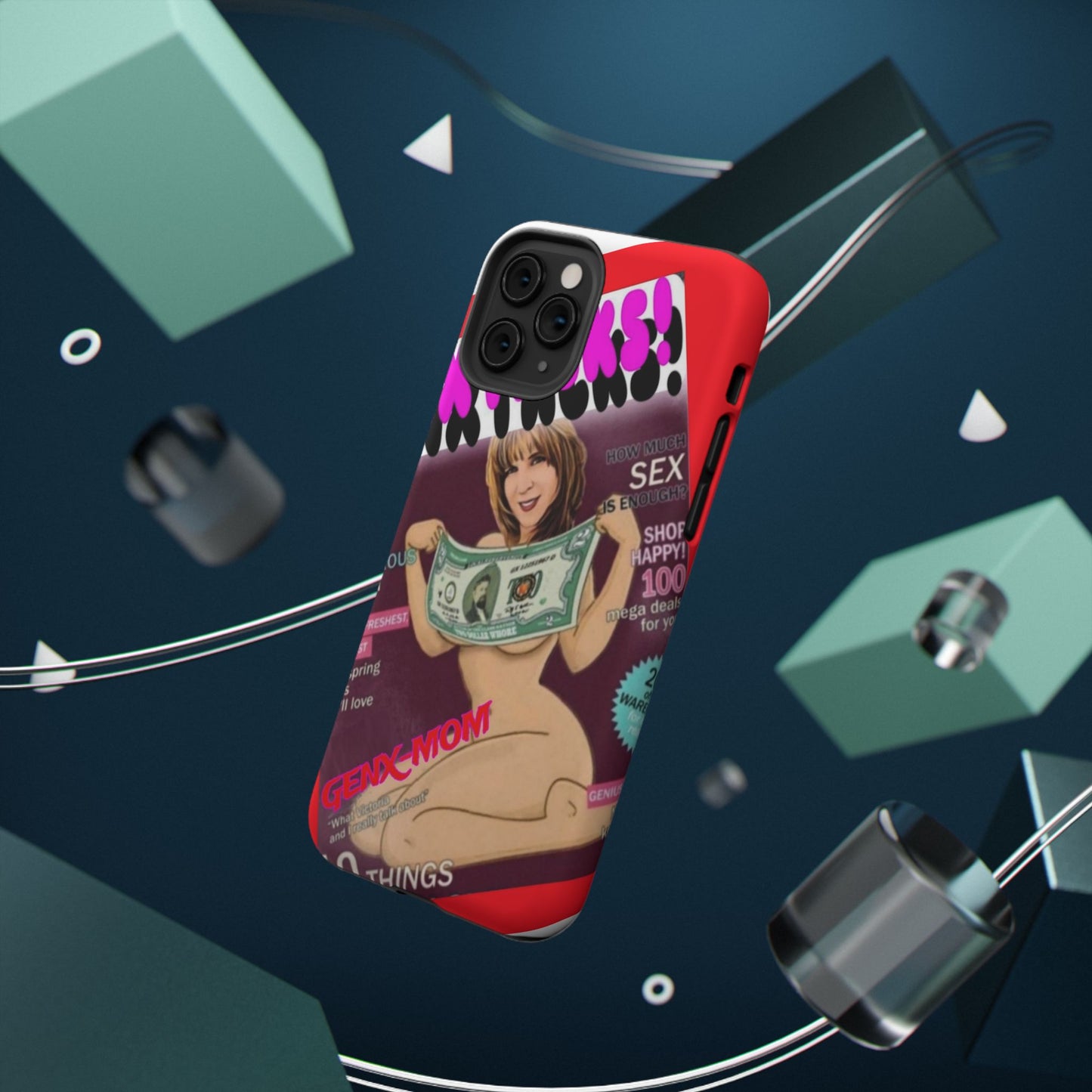 Gen X Mom-Impact-Resistant Phone Case - Retro Humor & Nostalgia