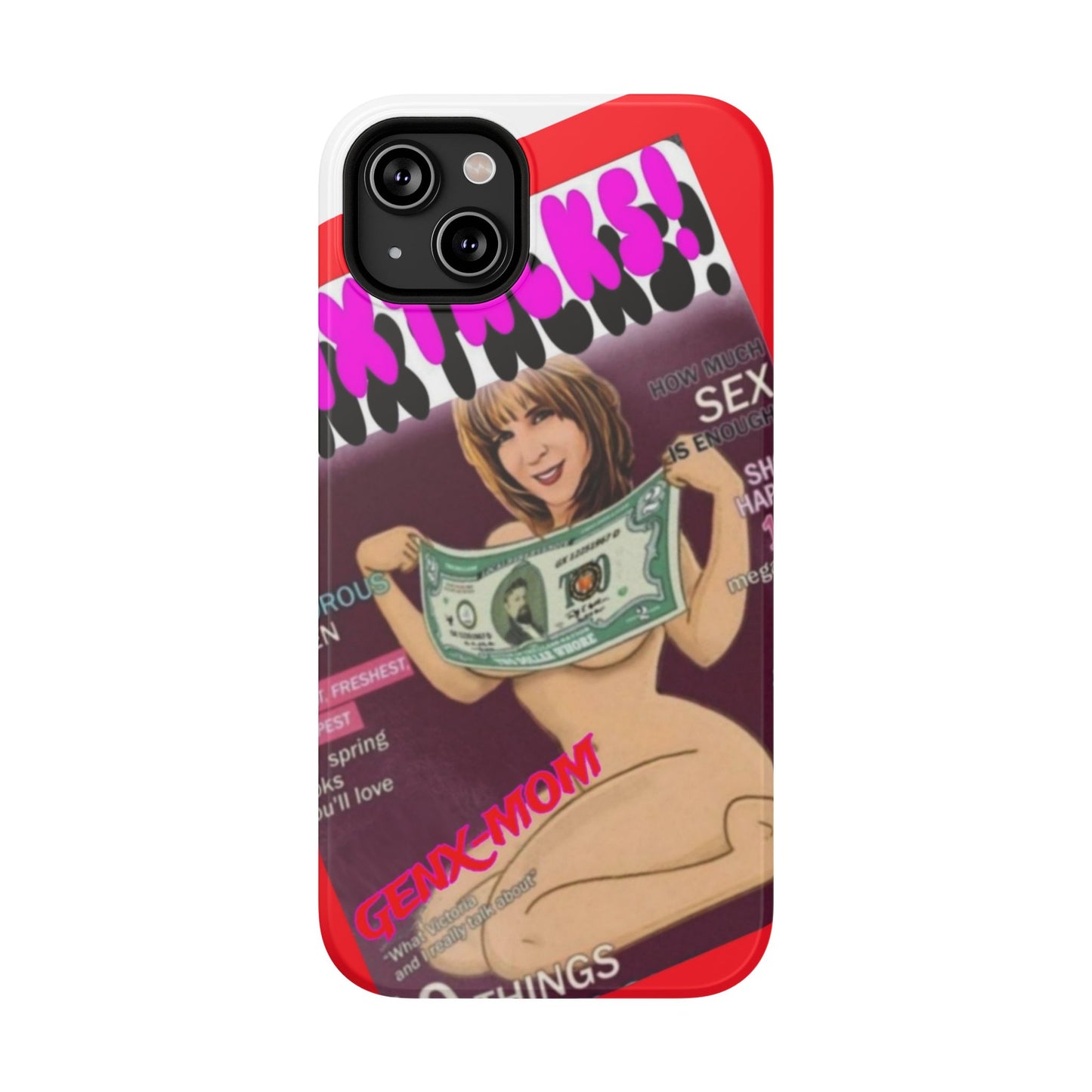 Gen X Mom-Impact-Resistant Phone Case - Retro Humor & Nostalgia