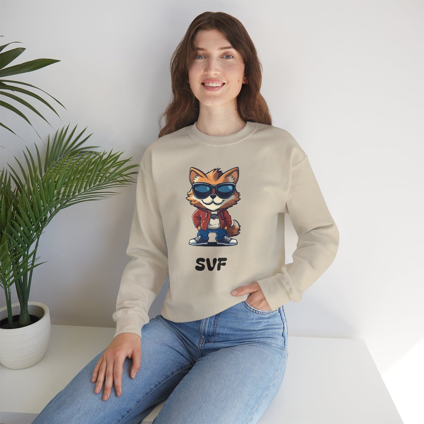 Sun Valley Fox Nation Crewneck Sweatshirt | Unisex Sweatshirt for Casual Wear