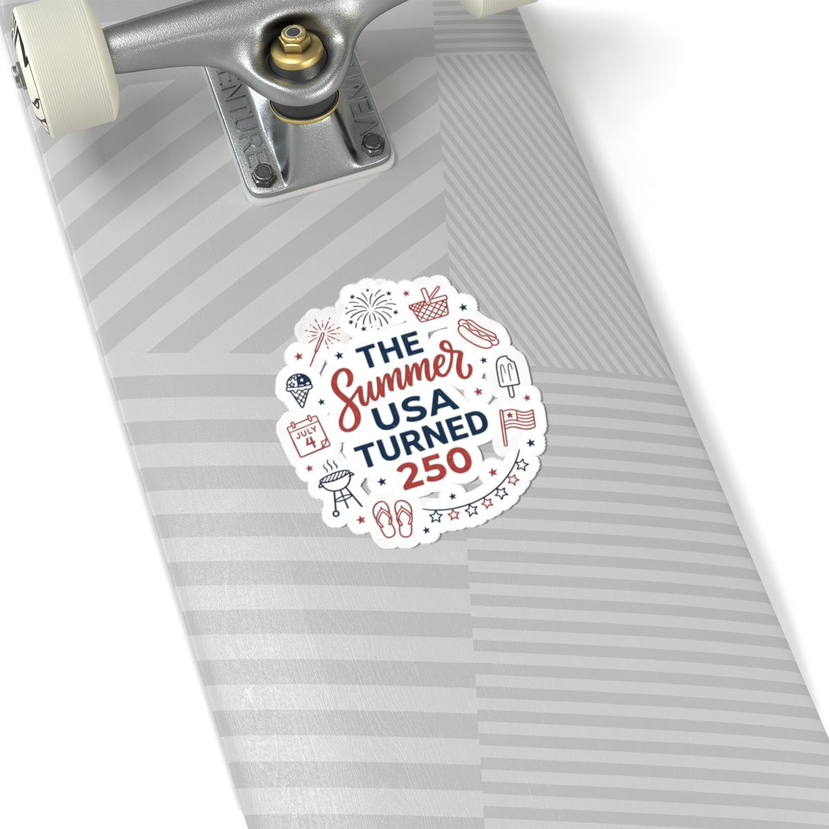 Patriotic Summer USA Sticker