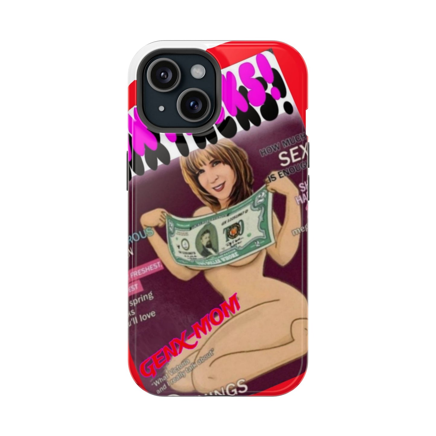 Gen X Mom-Impact-Resistant Phone Case - Retro Humor & Nostalgia