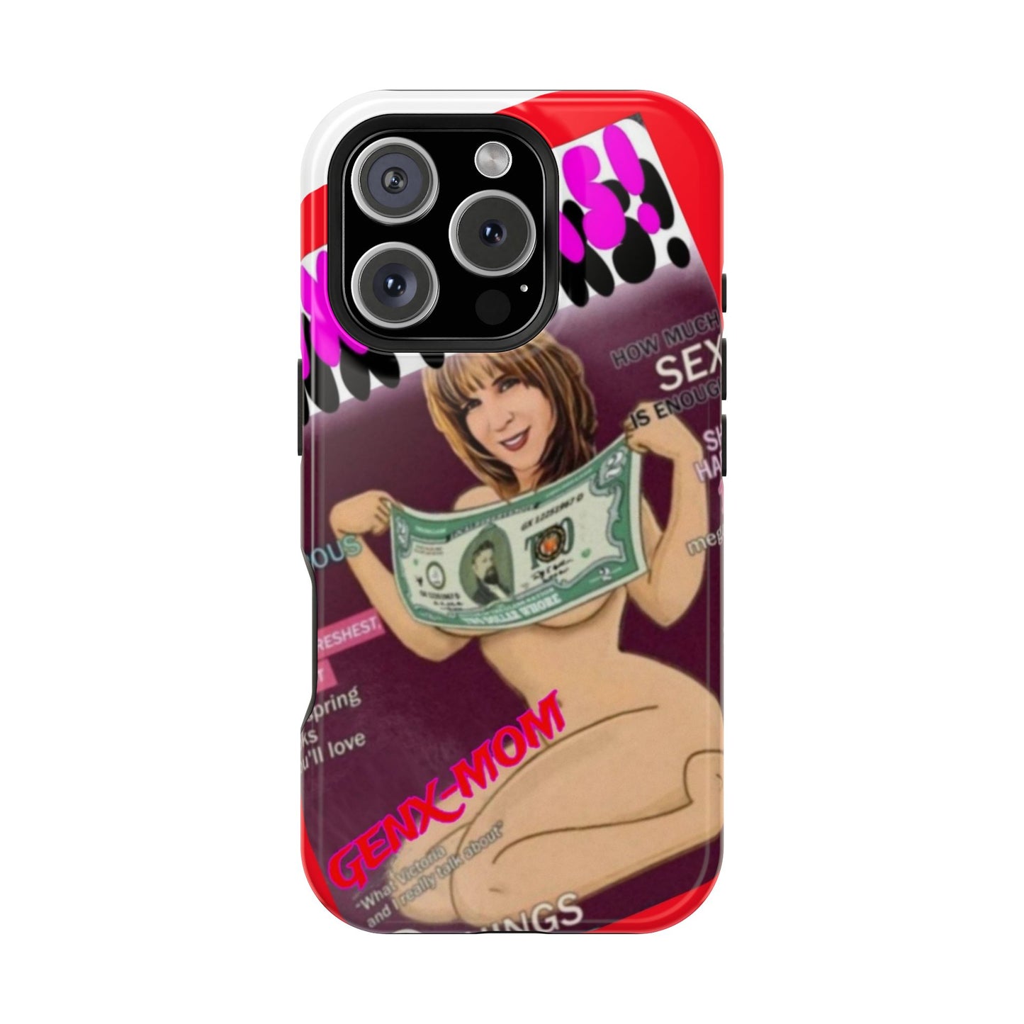 Gen X Mom-Impact-Resistant Phone Case - Retro Humor & Nostalgia