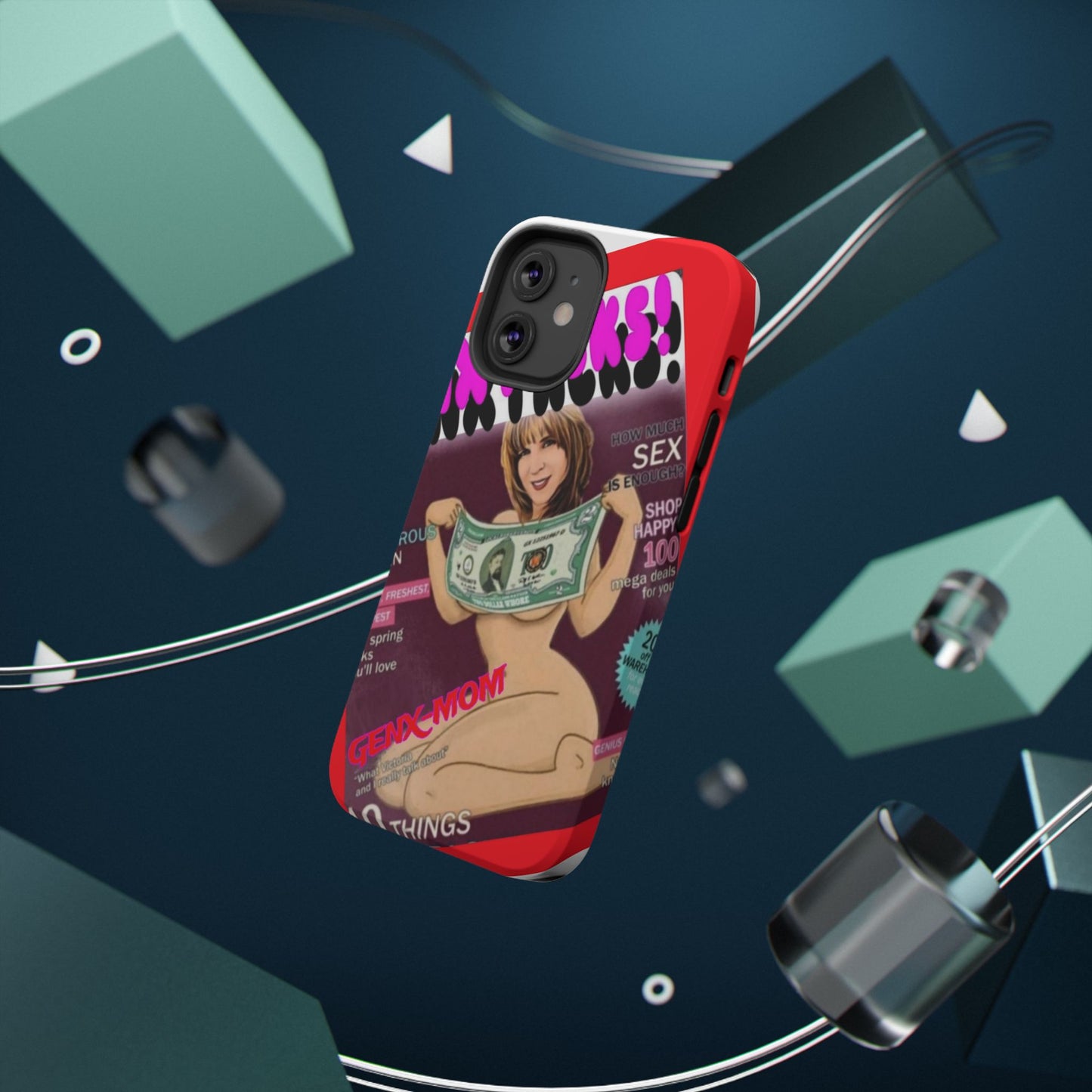Gen X Mom-Impact-Resistant Phone Case - Retro Humor & Nostalgia
