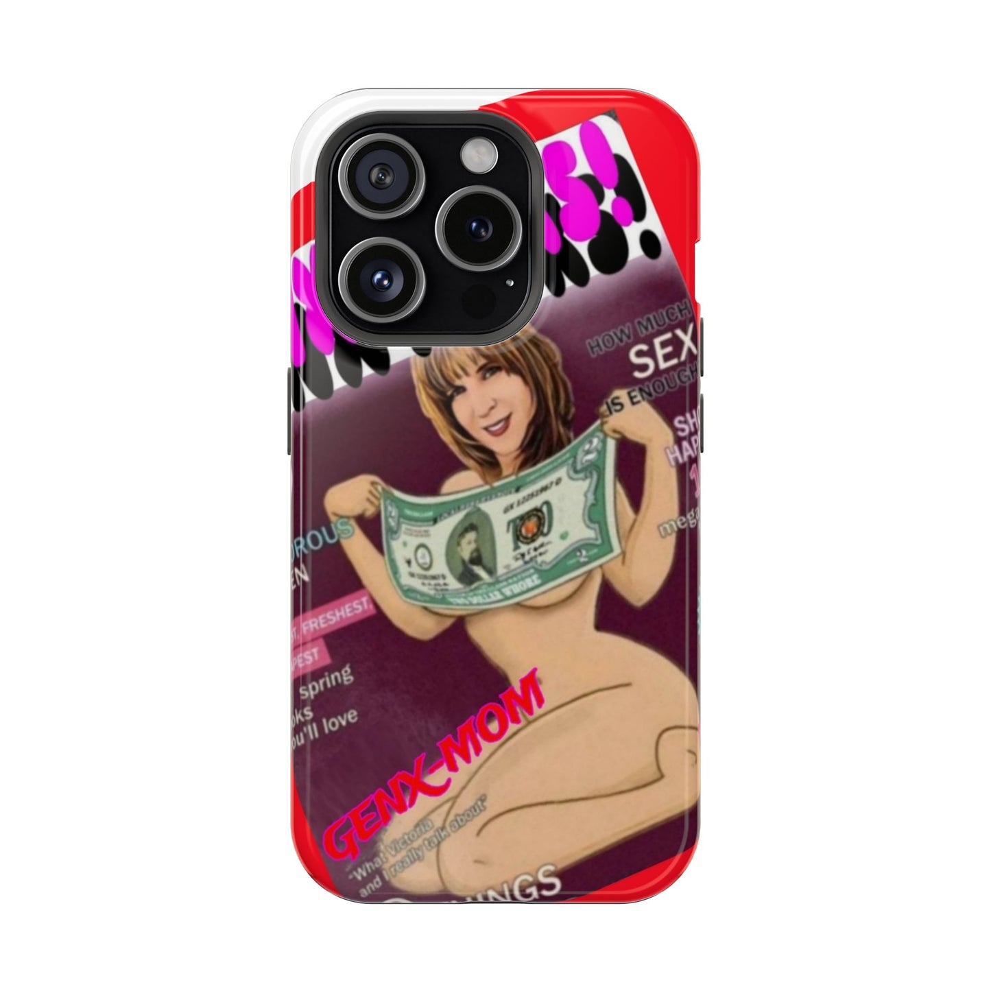 Gen X Mom-Impact-Resistant Phone Case - Retro Humor & Nostalgia