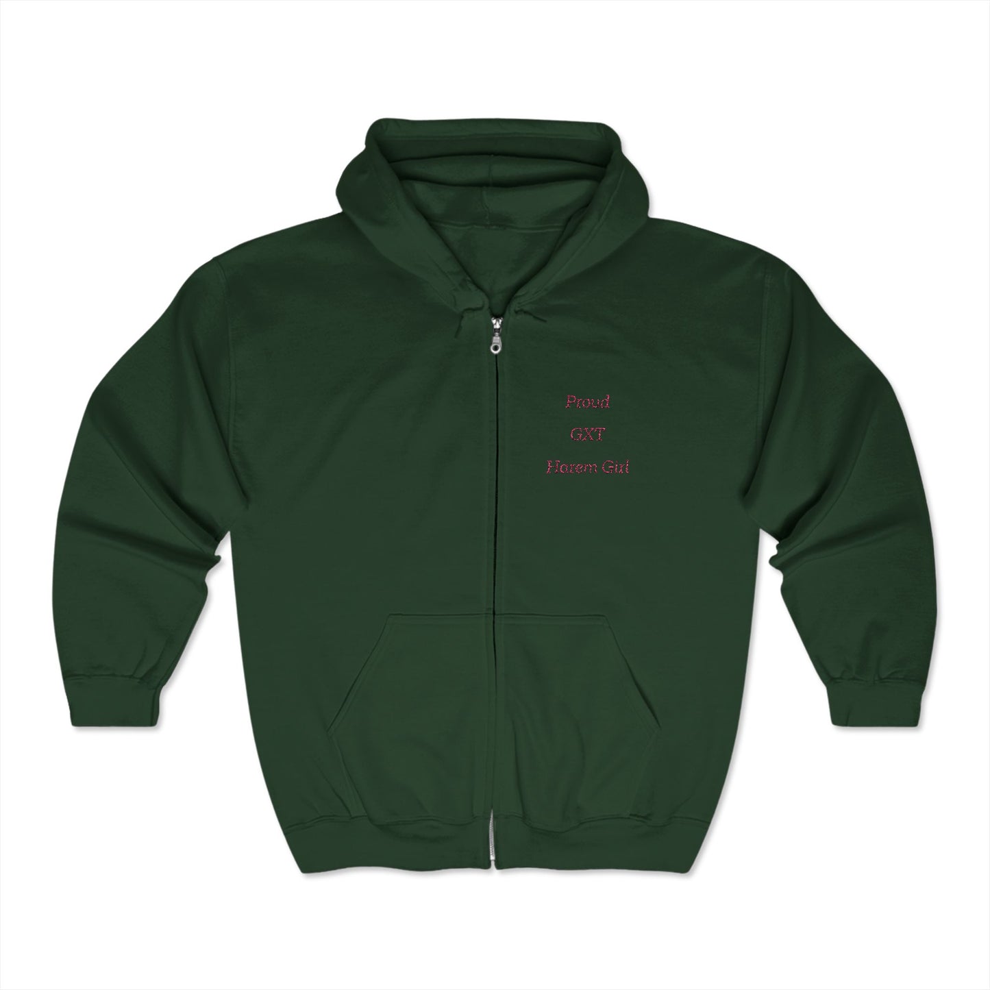 "Proud Harem Girl" (embroidery)  Full Zip Hooded Sweatshirt