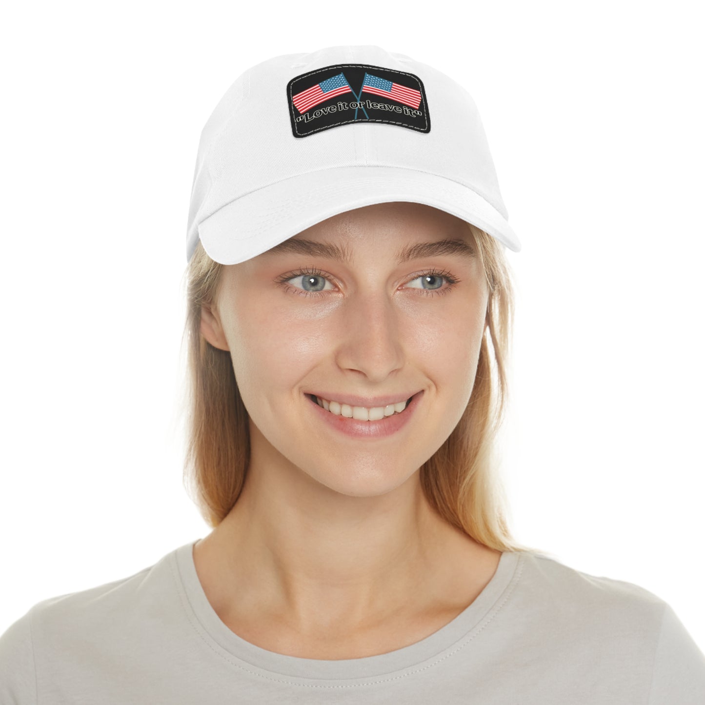 "Love it or leave it" Cap with patch