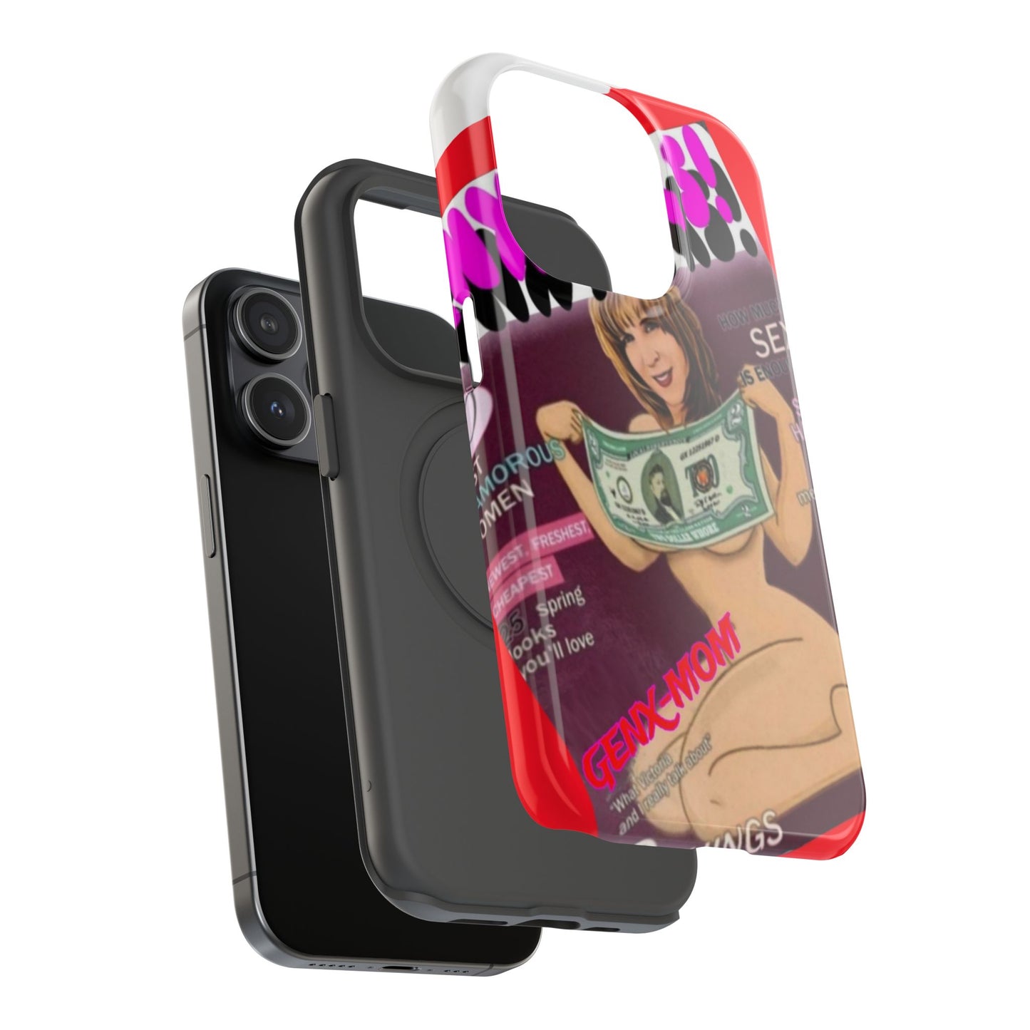 Gen X Mom-Impact-Resistant Phone Case - Retro Humor & Nostalgia