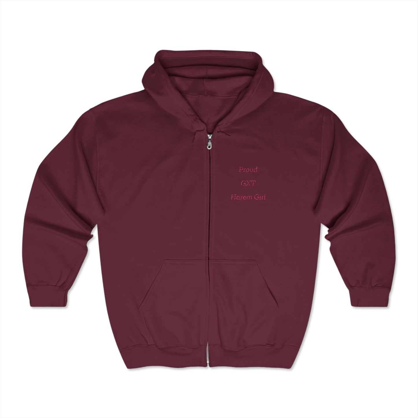 "Proud Harem Girl" (embroidery)  Full Zip Hooded Sweatshirt