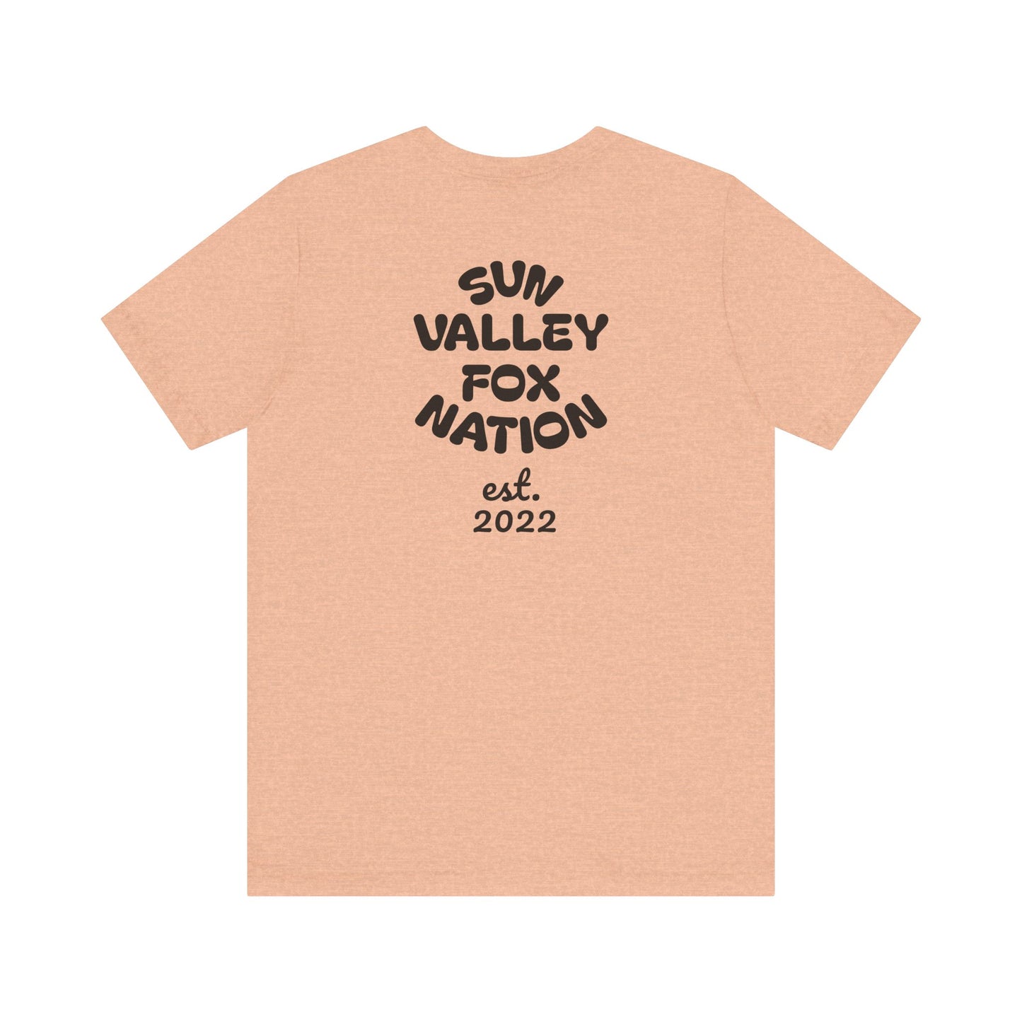 Cool Graphic Tee: Sun Valley Fox Nation, Fun Casual Wear,  Unique T-Shirt
