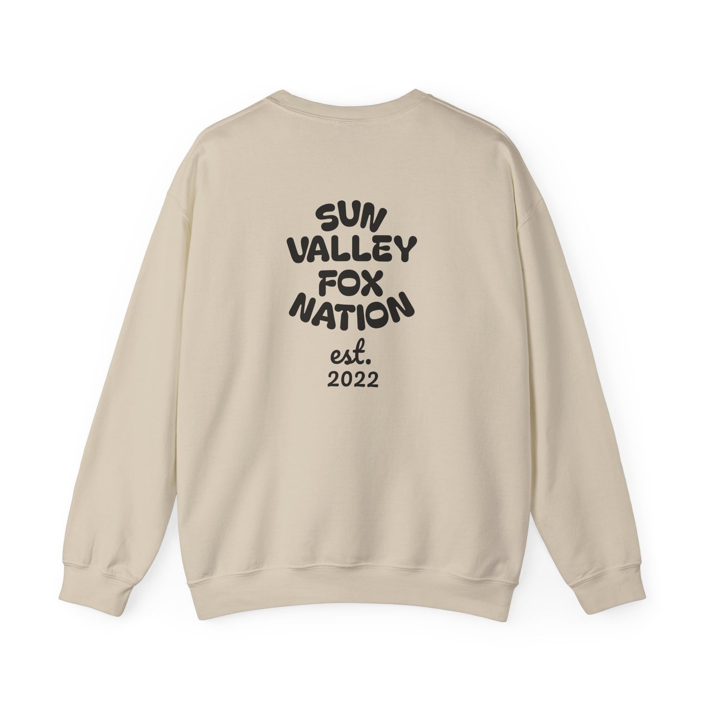 Sun Valley Fox Nation Crewneck Sweatshirt | Unisex Sweatshirt for Casual Wear