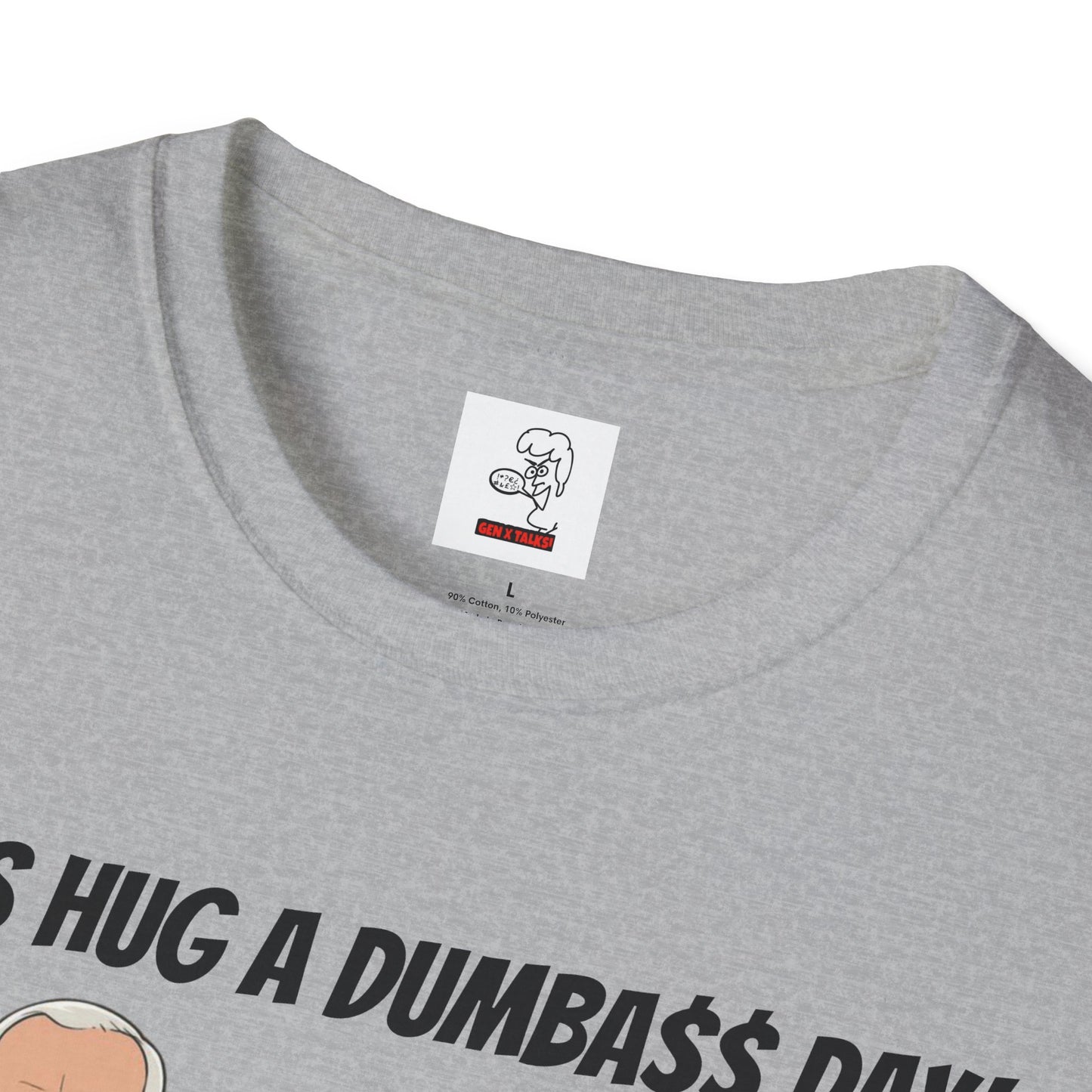 Sun Valley Fox Hug A Dumbass Day, Gift for Friends, Humorous Tee, Casual Wear