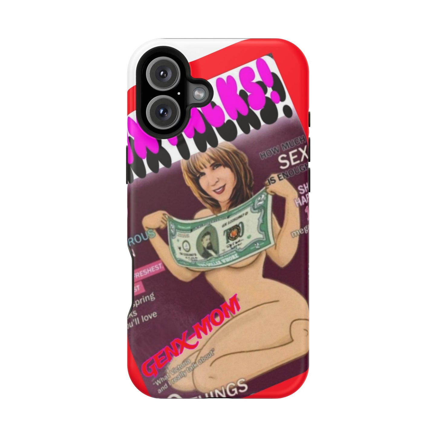 Gen X Mom-Impact-Resistant Phone Case - Retro Humor & Nostalgia