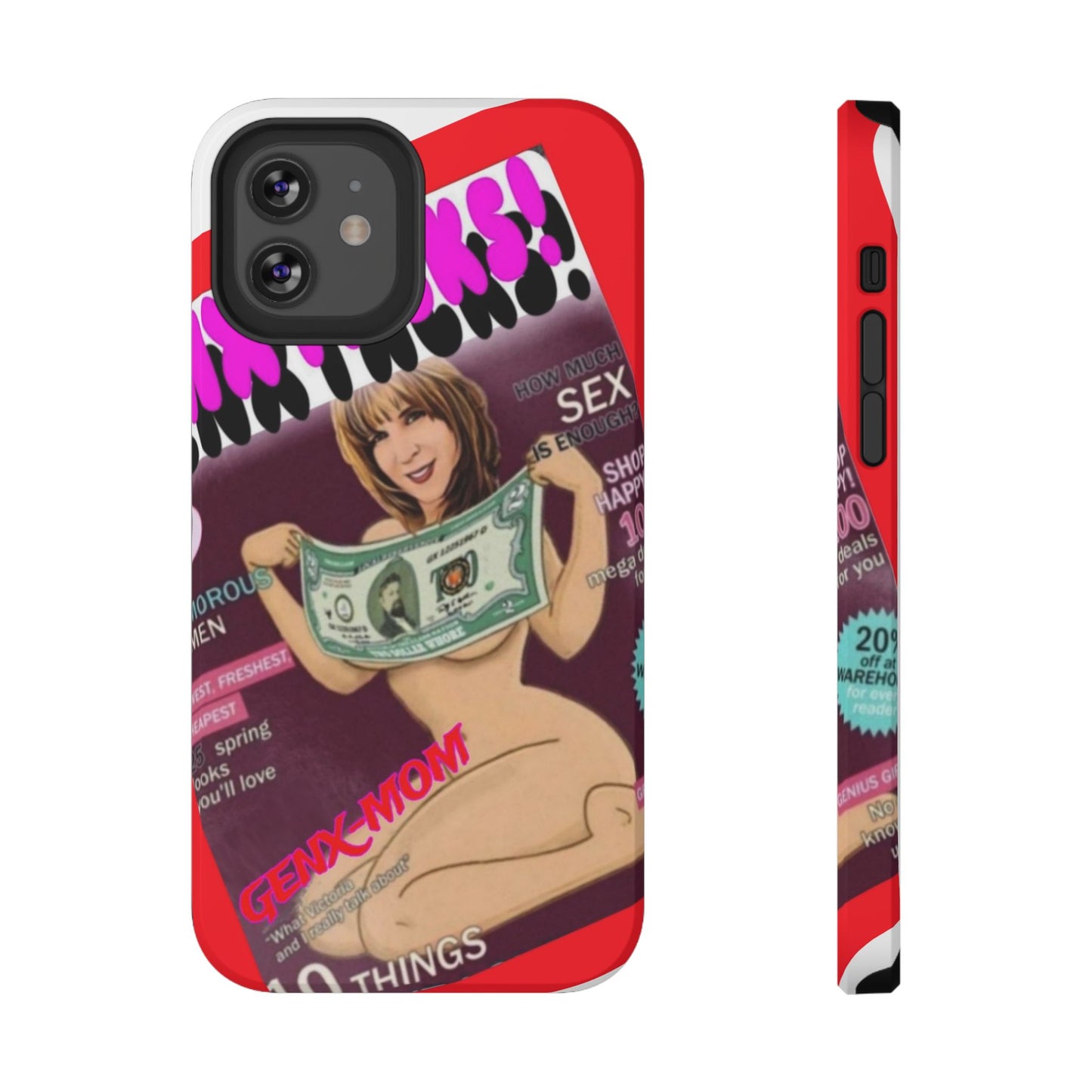 Gen X Mom-Impact-Resistant Phone Case - Retro Humor & Nostalgia