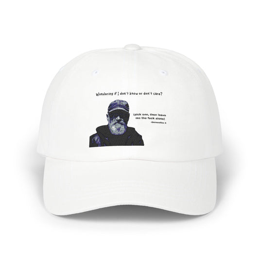 Don't know! Don't care! - Fitted cap