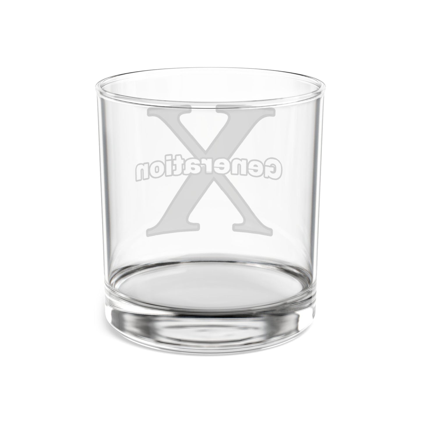 Generation X - Rocks Glass - 10oz | Vintage Style Drinkware for Millennials