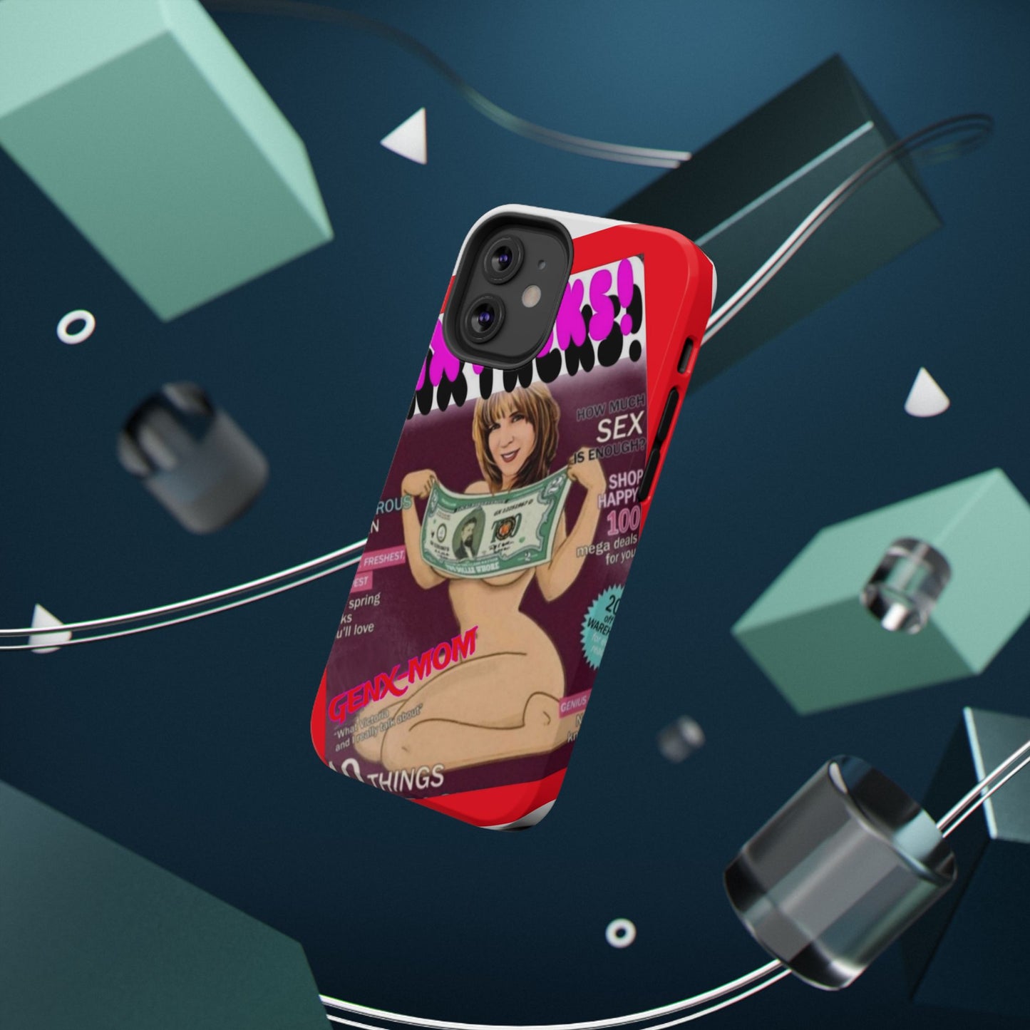 Gen X Mom-Impact-Resistant Phone Case - Retro Humor & Nostalgia