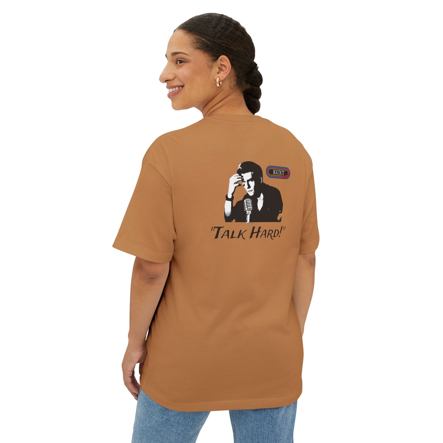 'Talk Hard!' Graphic - T-Shirt for Casual Style