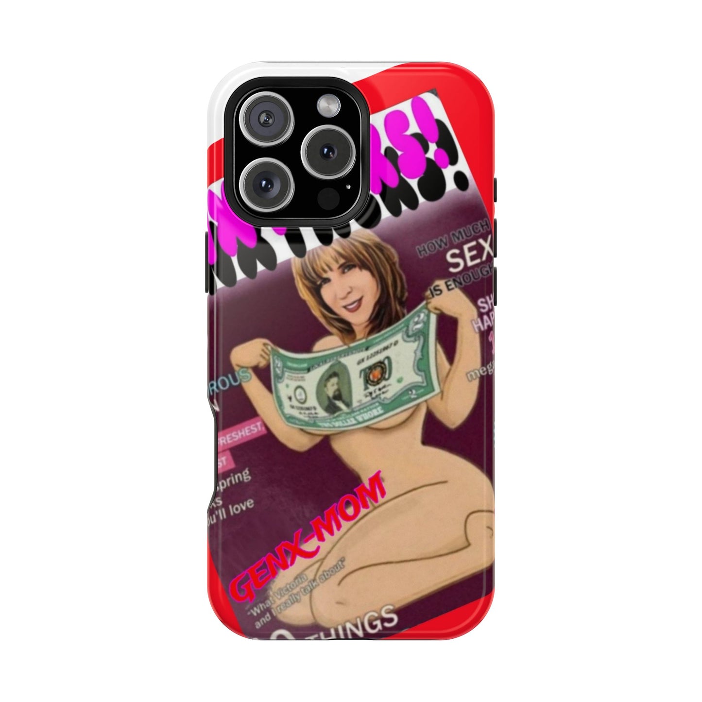 Gen X Mom-Impact-Resistant Phone Case - Retro Humor & Nostalgia