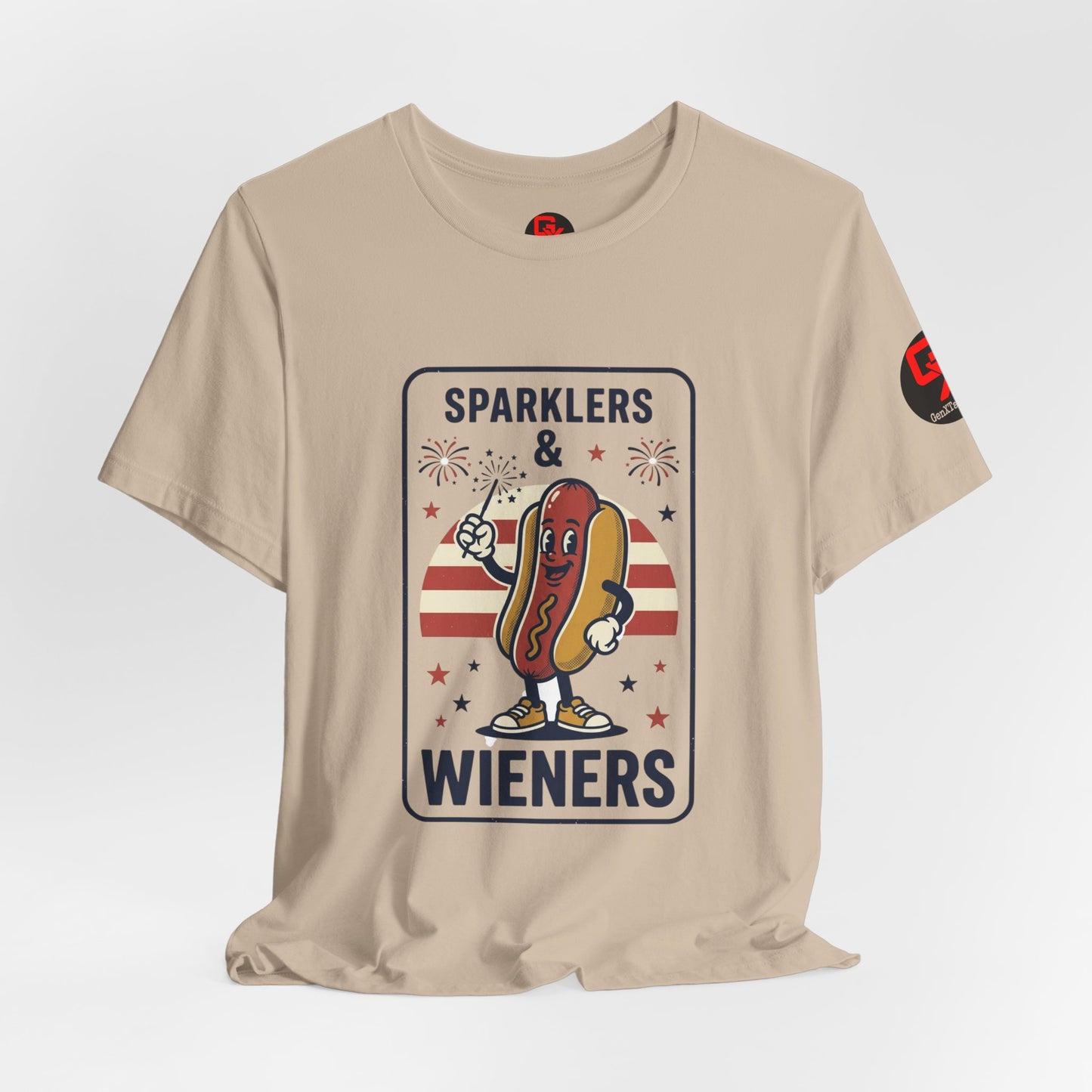 Sparklers & Wieners Hot Dog Tee