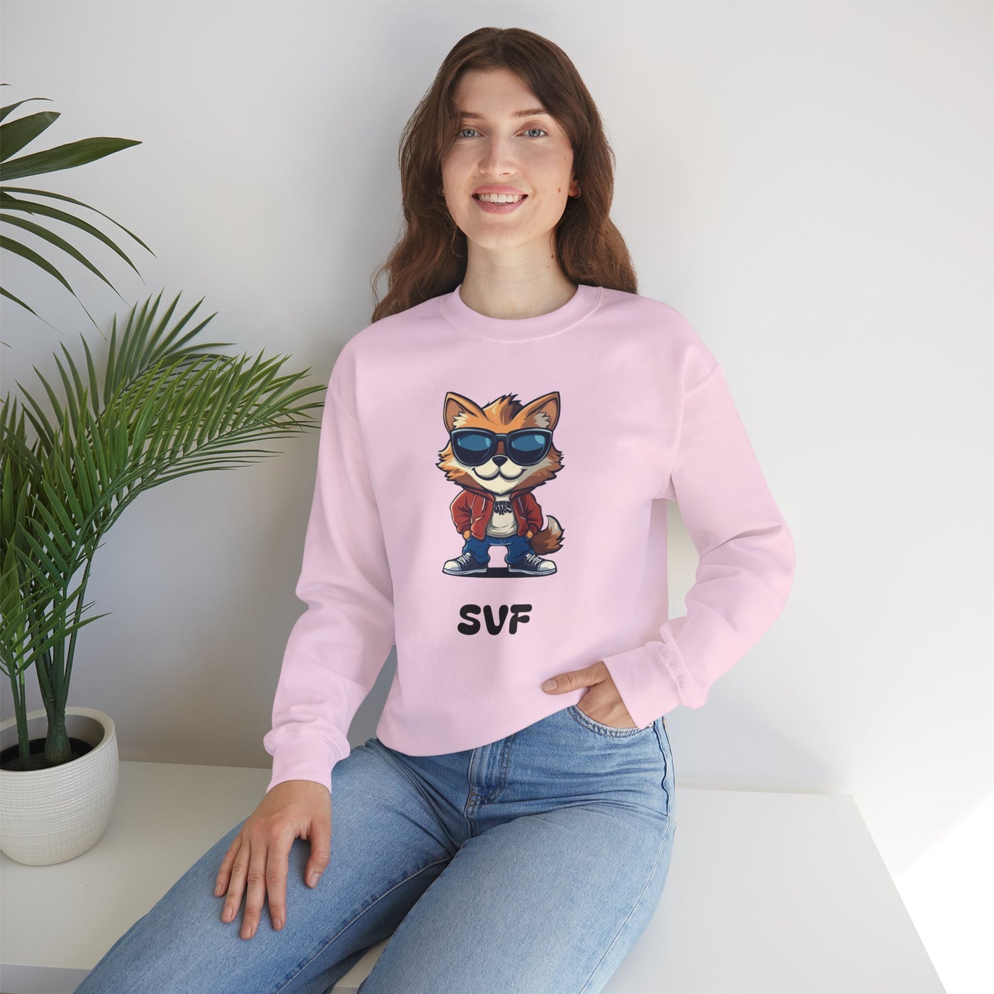 Sun Valley Fox Nation Crewneck Sweatshirt | Unisex Sweatshirt for Casual Wear