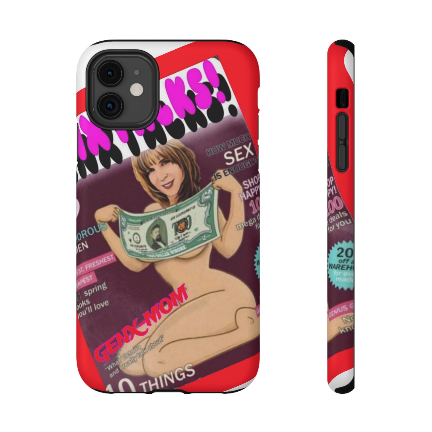 Gen X Mom-Impact-Resistant Phone Case - Retro Humor & Nostalgia