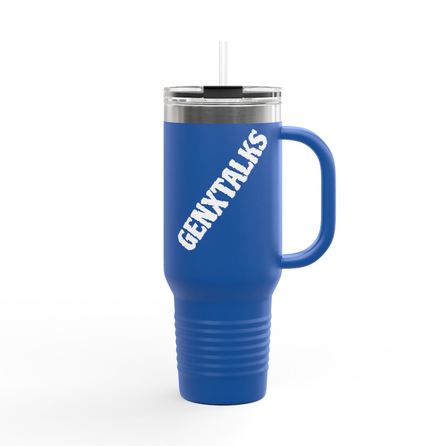 GENXTALK's Insulated Travel Mug - 40oz Red Auto Coffee Cup